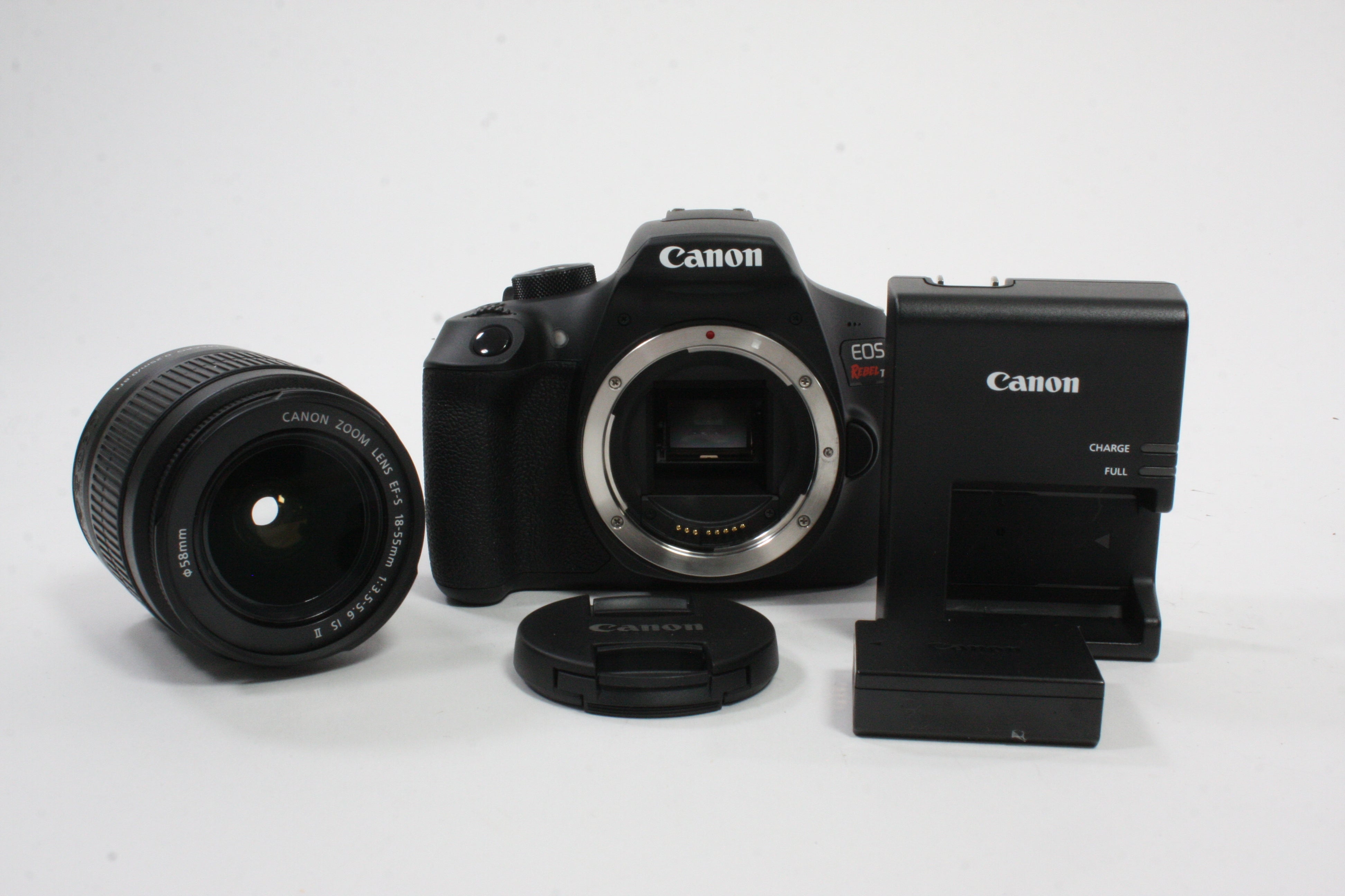 Canon EOS Rebel T6 Digital with Canon 18-55mm f/3.5-5.6 IS II Lens for EF Mount  Shutter Count 291