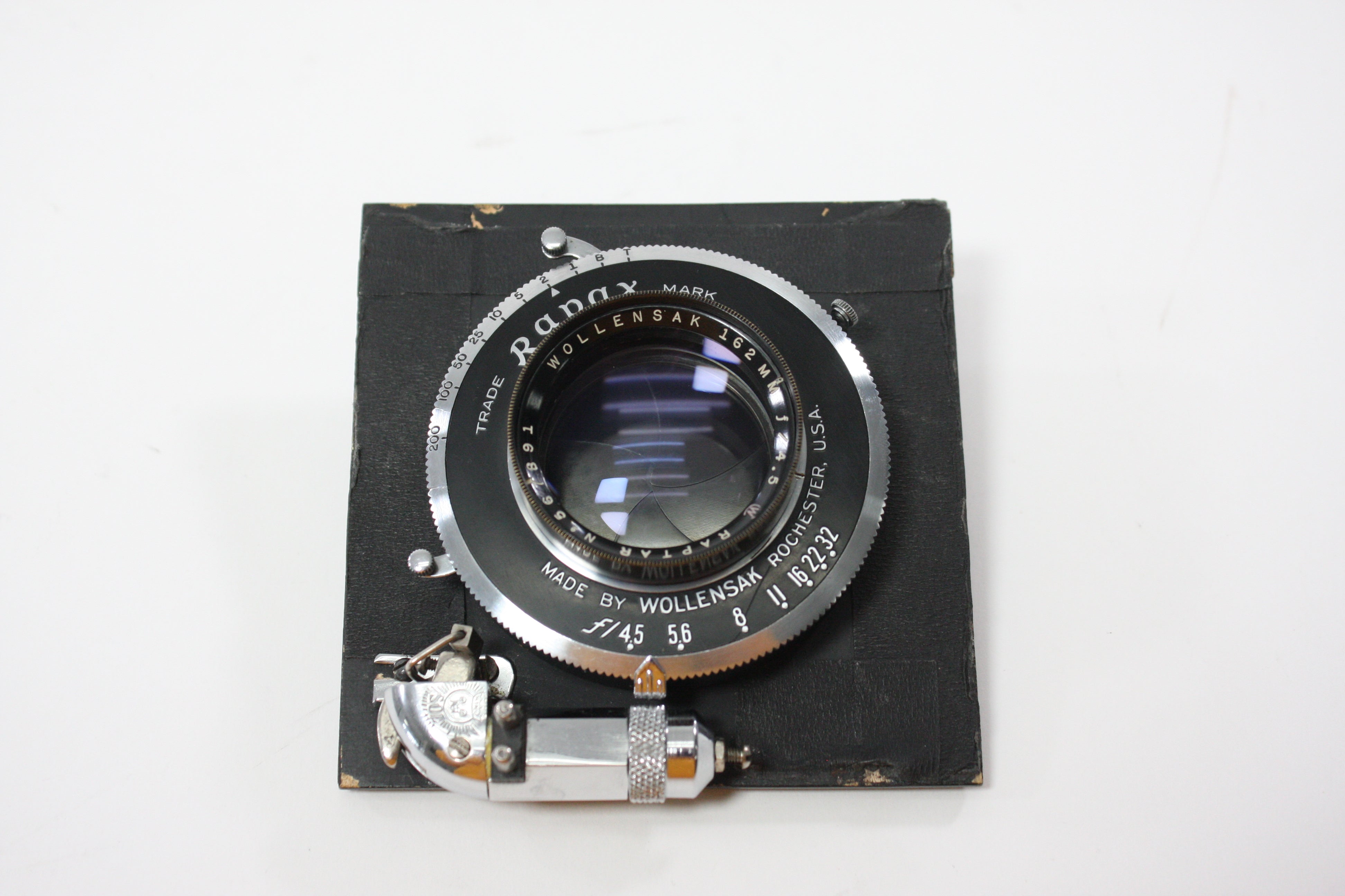 Wollensak Rapax 162mm f/4.5 Large Format Lens
