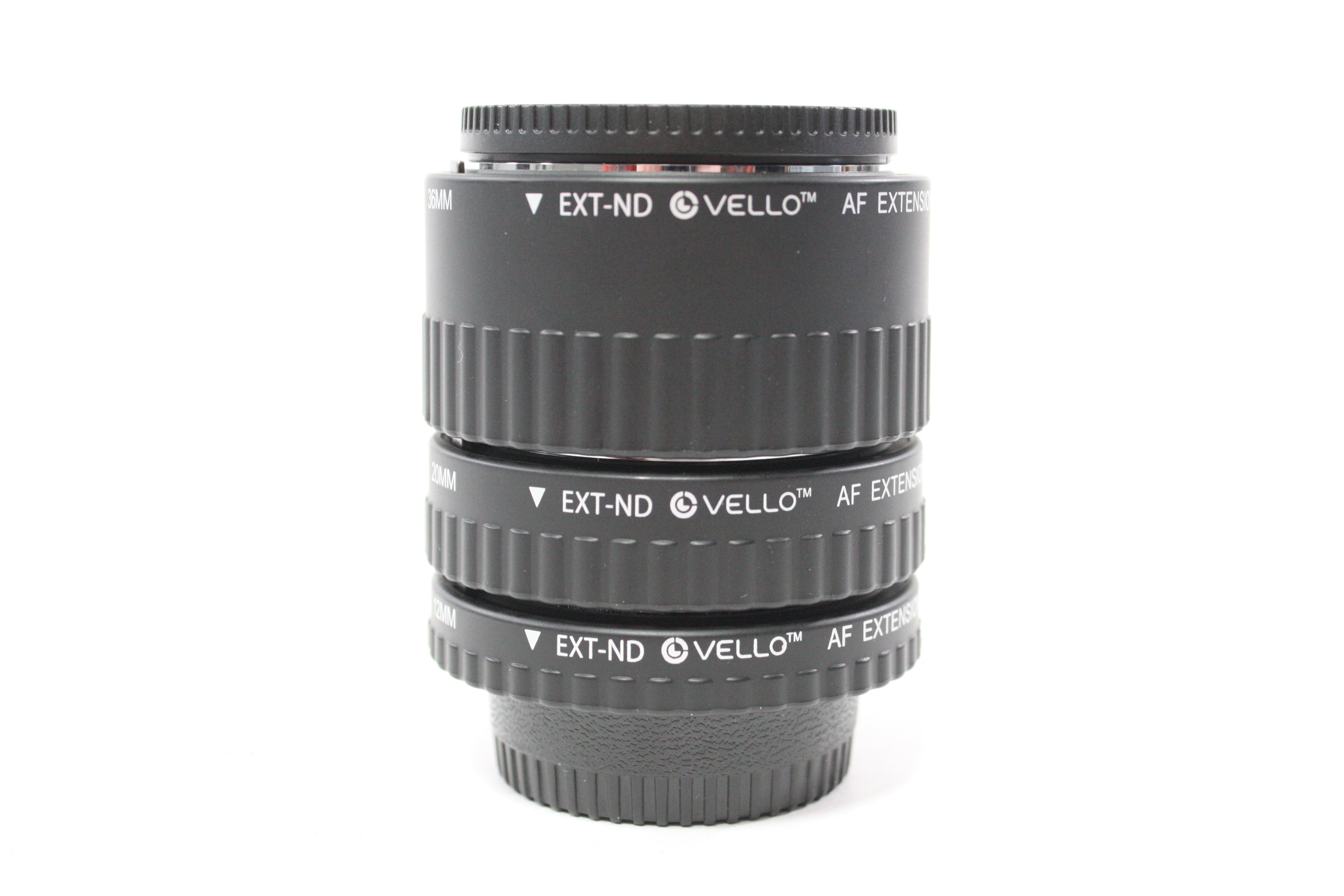 Vello Auto Focus Extension Tube Set for Nikon F Mount 12mm, 20mm, and 36mm