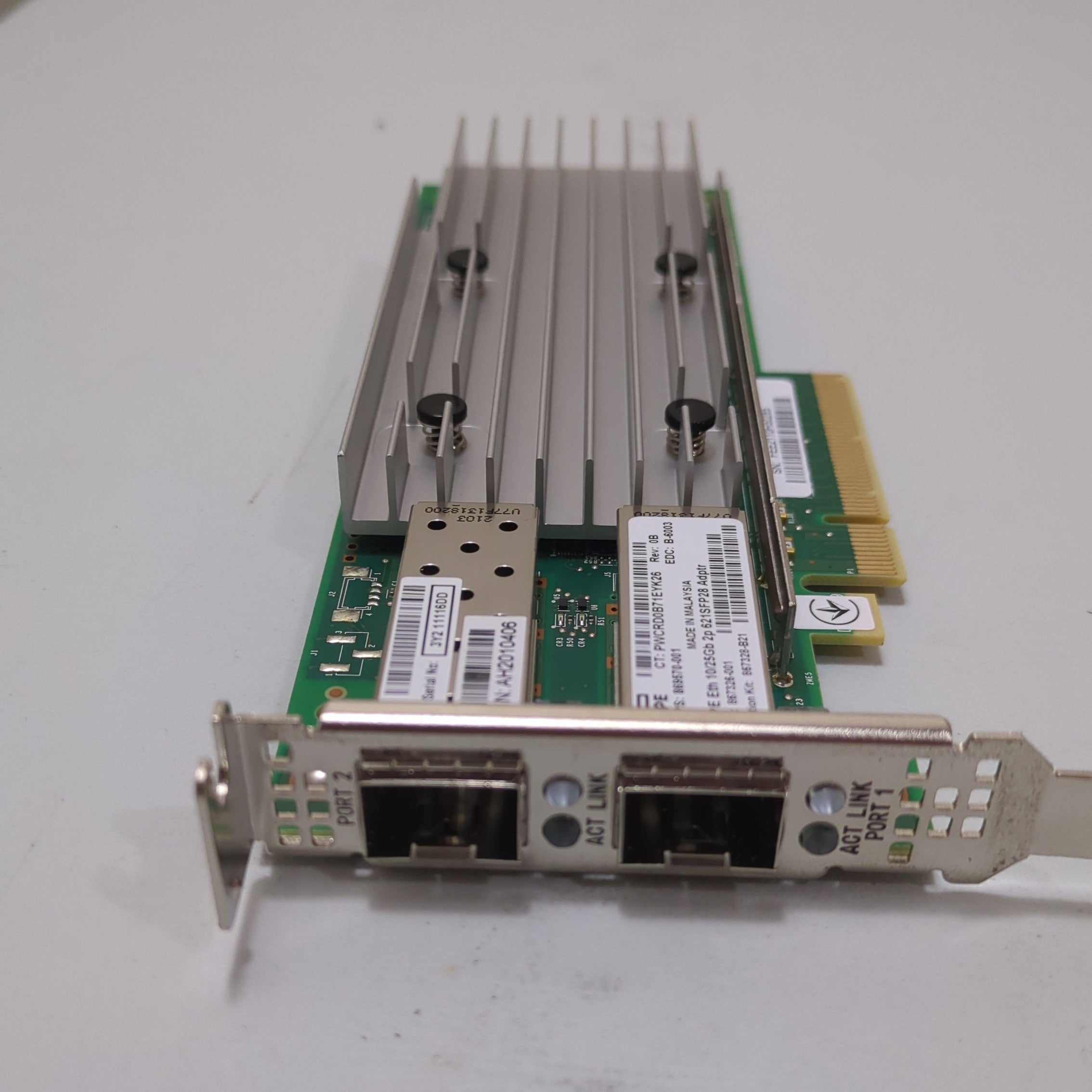 HPE 869570-001 867328-B21 - Eth 10/25Gb Dual-Port 621SFP28 Adapter | Alo Tech Solutions