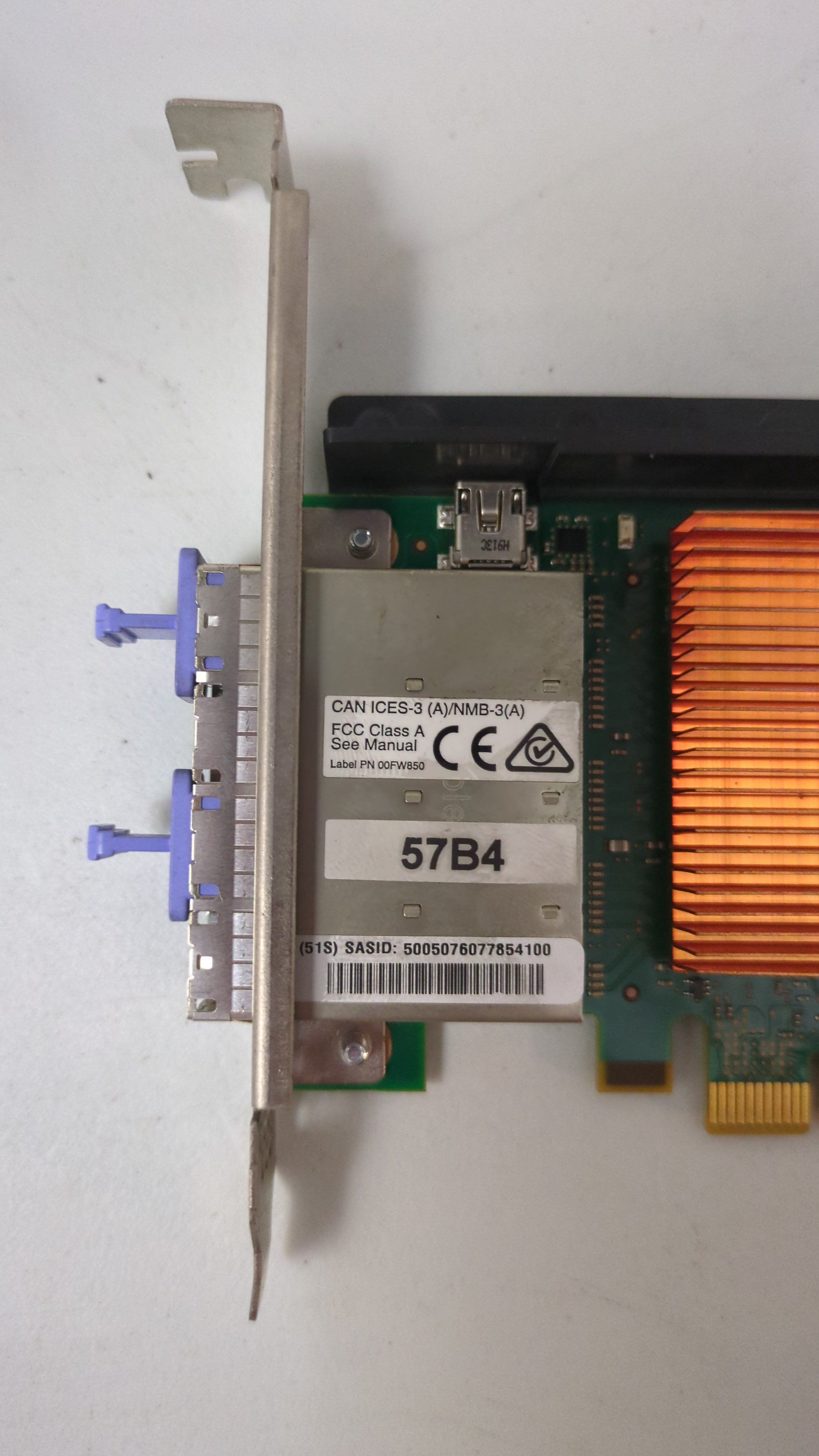 IBM 02DE930 - PCIe3 RAID SAS Adapter Label Detail | Alo Tech Solutions