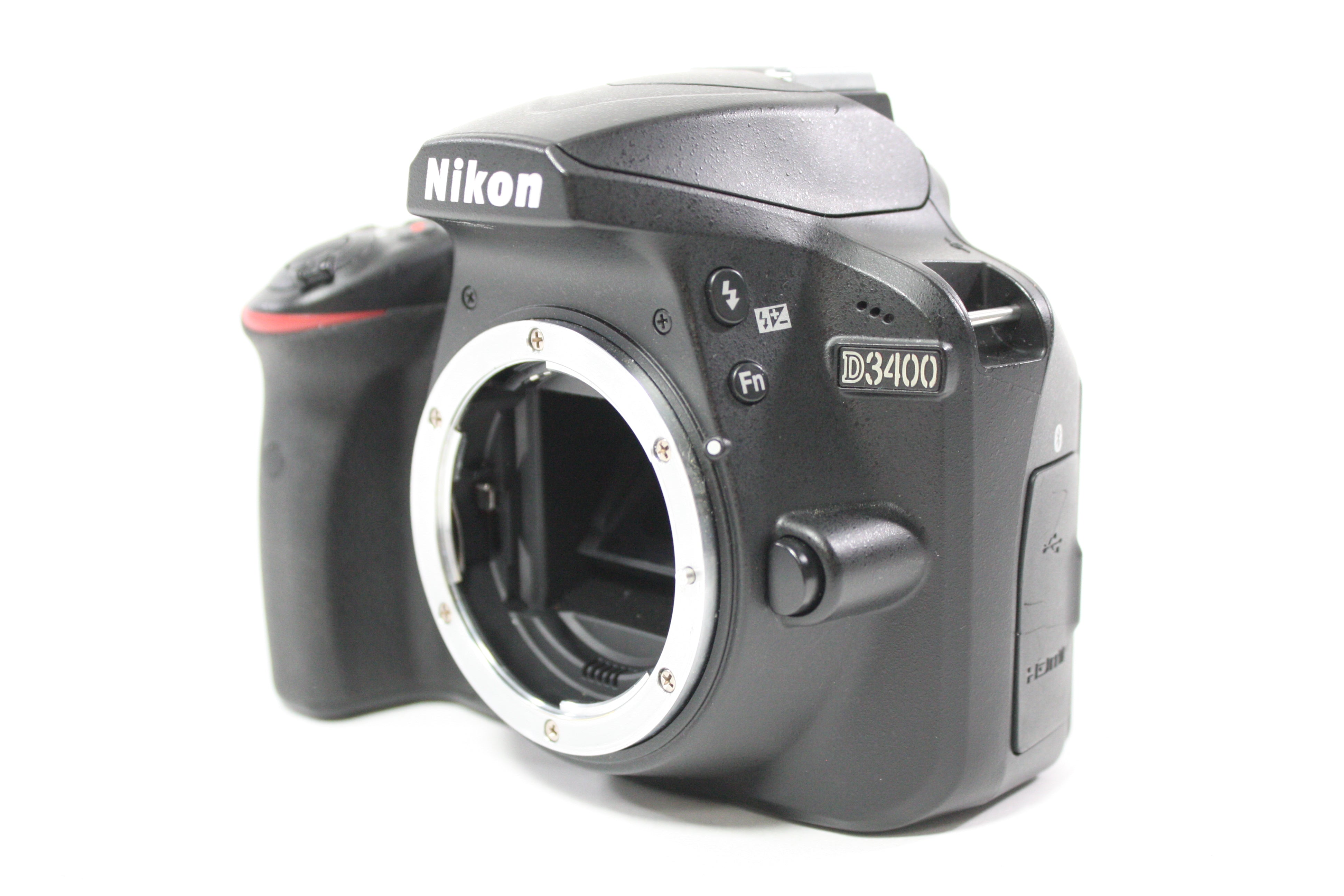 Nikon D3400 DSLR Camera with 18-55mm f/3.5-5.6 G DX VR AF-P Lens with Shutter Count 3,187
