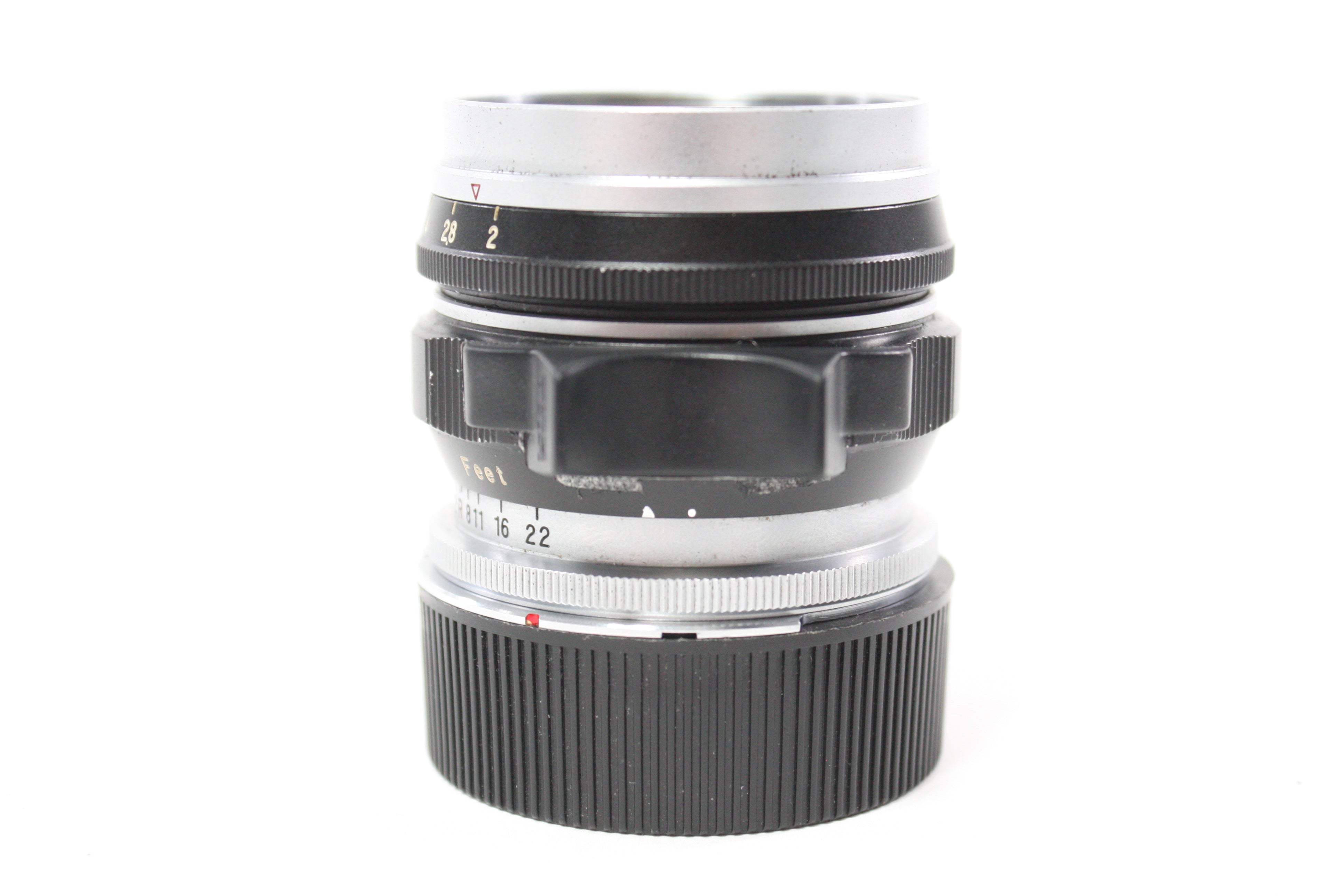 Fuji 5cm f/2 Fujinon L Lens with Fotodiox 50-70 M39-L/M Adapter