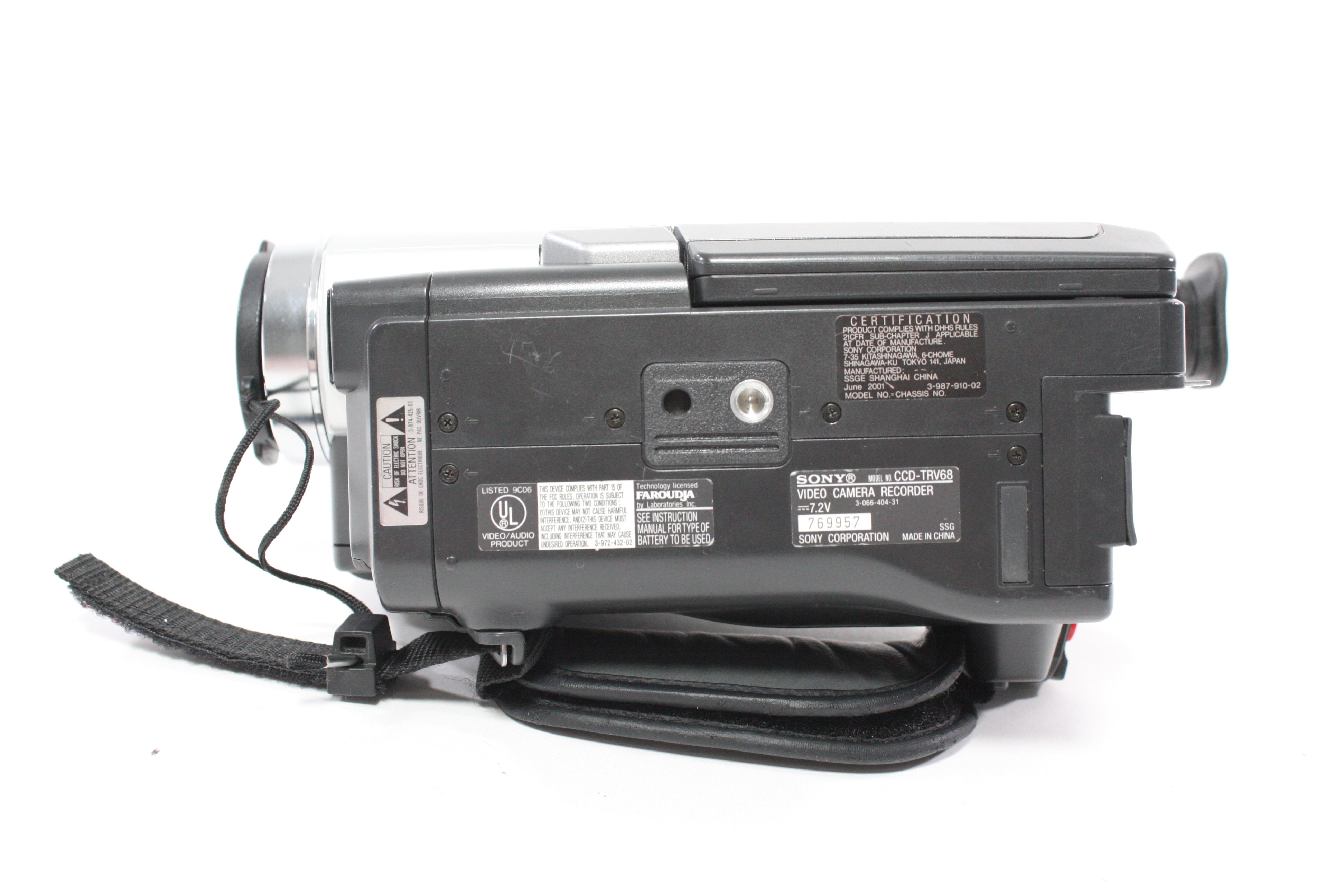 Sony Handycam Vision CCD-TRV68 NTSC Hi8 Casette Video Camera