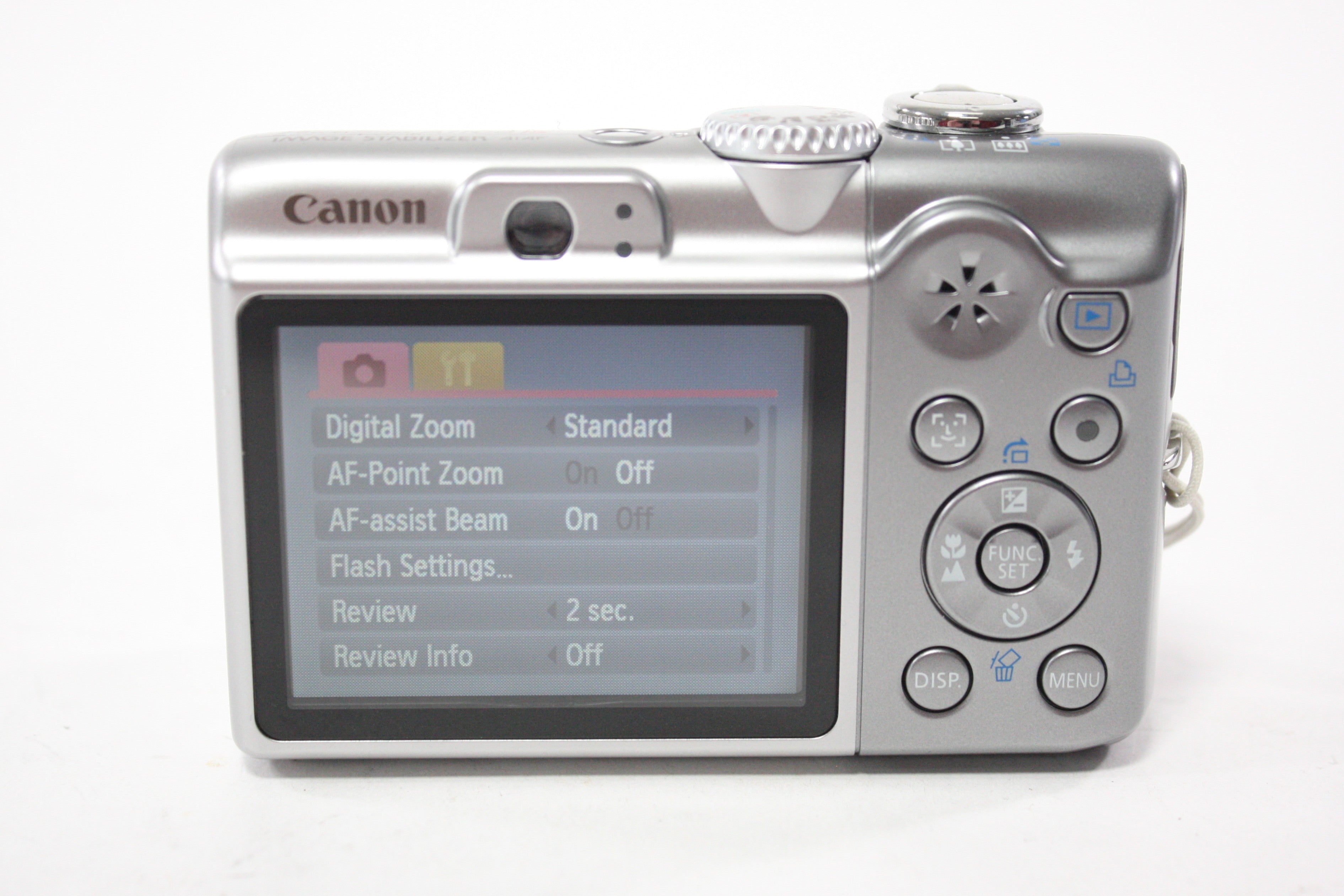 Canon Powershot A1100 IS Digital Point and Shoot Camera 4x Zoom 12.1mp (Silver)
