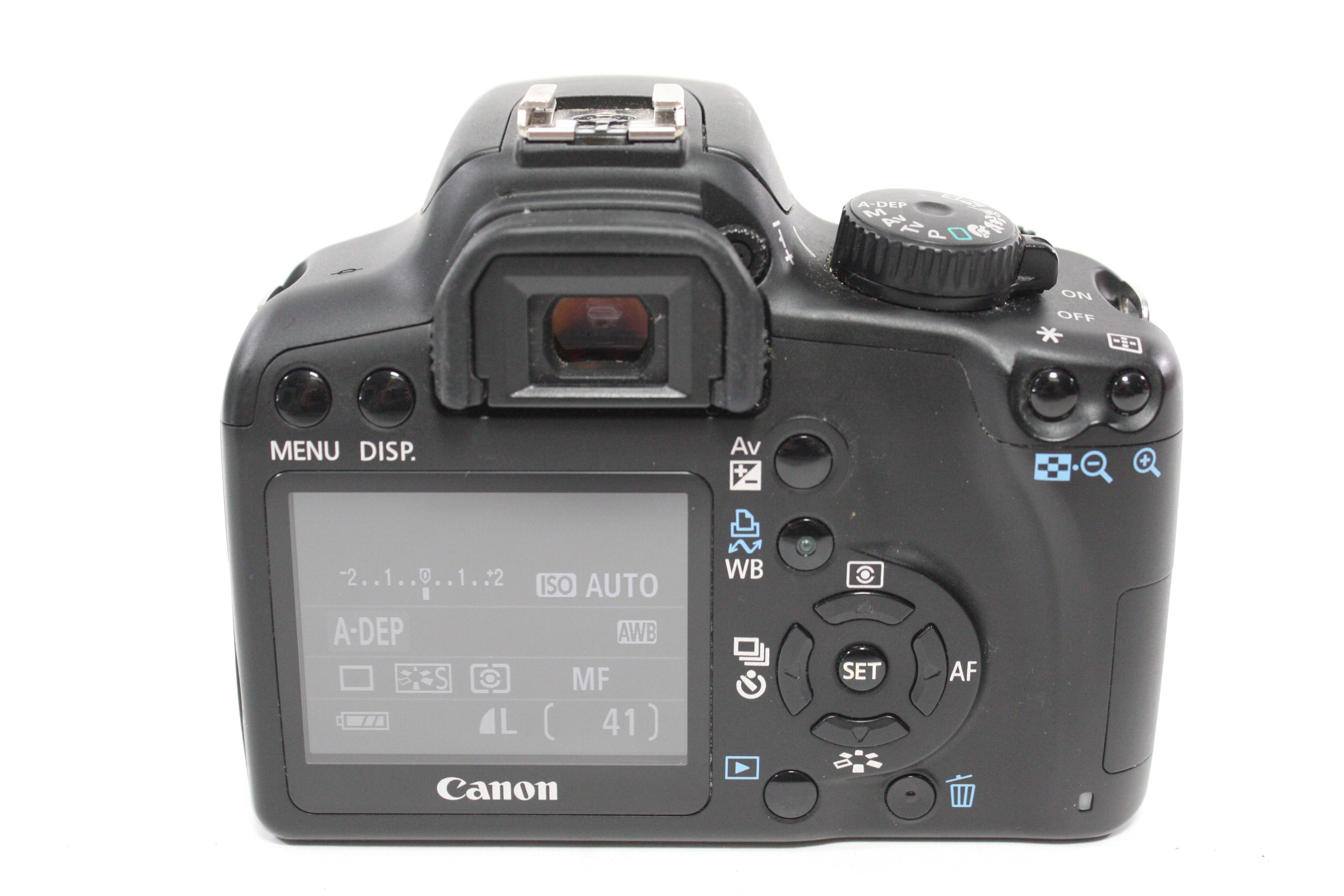 Canon EOS Rebel XS DSLR Camera with 18-5mm f/3.5-5.6 IS II Lens with Shutter Count 2,530