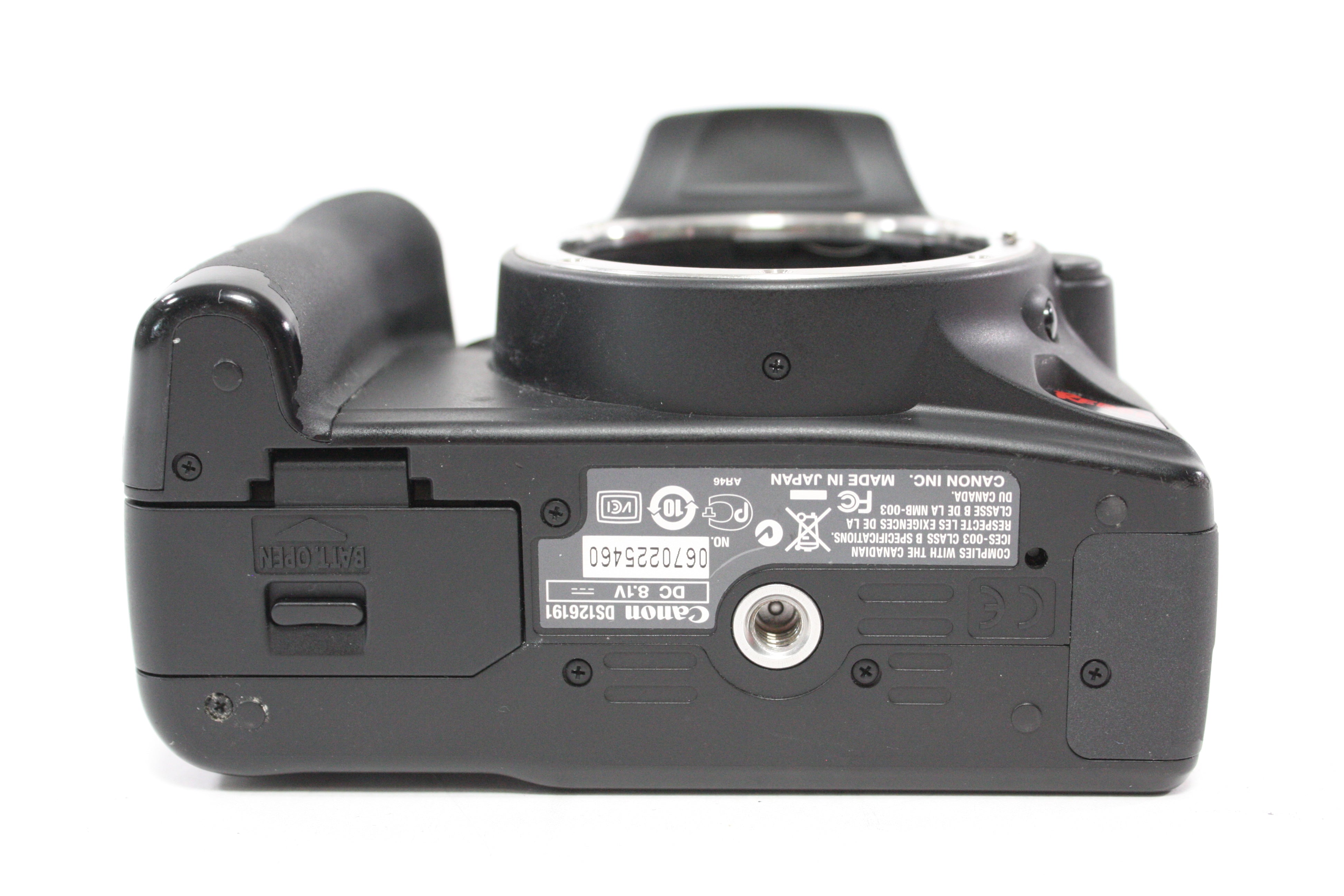 Canon EOS Rebel XS DSLR Camera with 18-5mm f/3.5-5.6 IS II Lens with Shutter Count 2,530