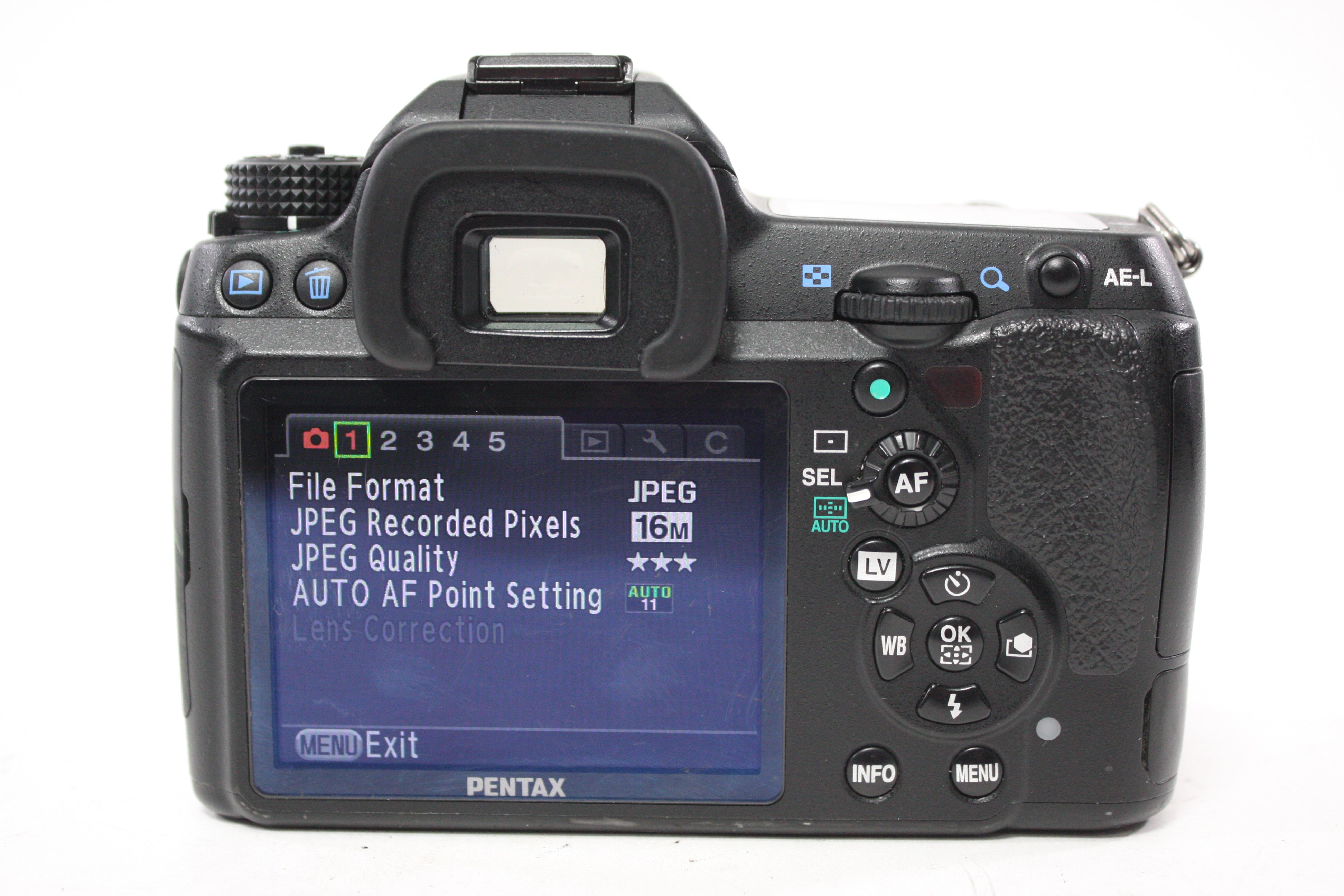 Pentax K-5 DSLR Camera Body with a Shutter Count of 46,174