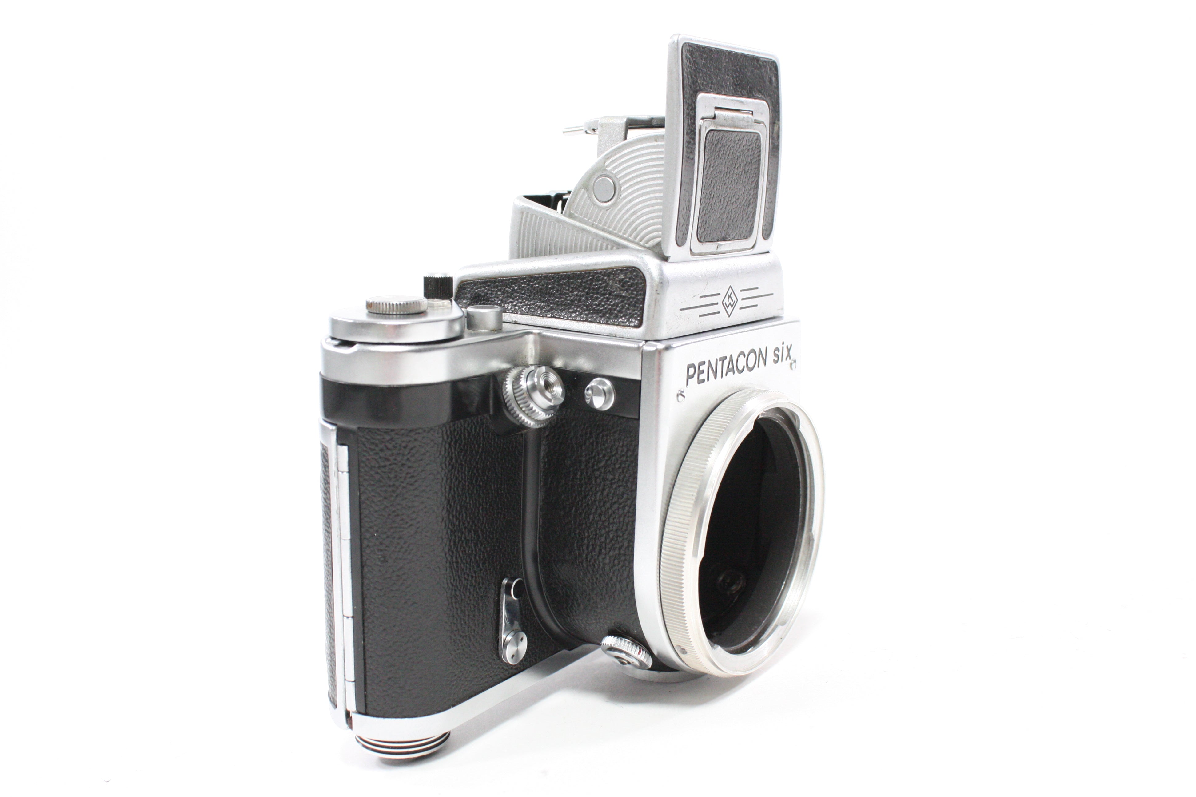 Pentacon Six Medium Format 6x6 SLR Camera with Waist Level Finder AS-IS