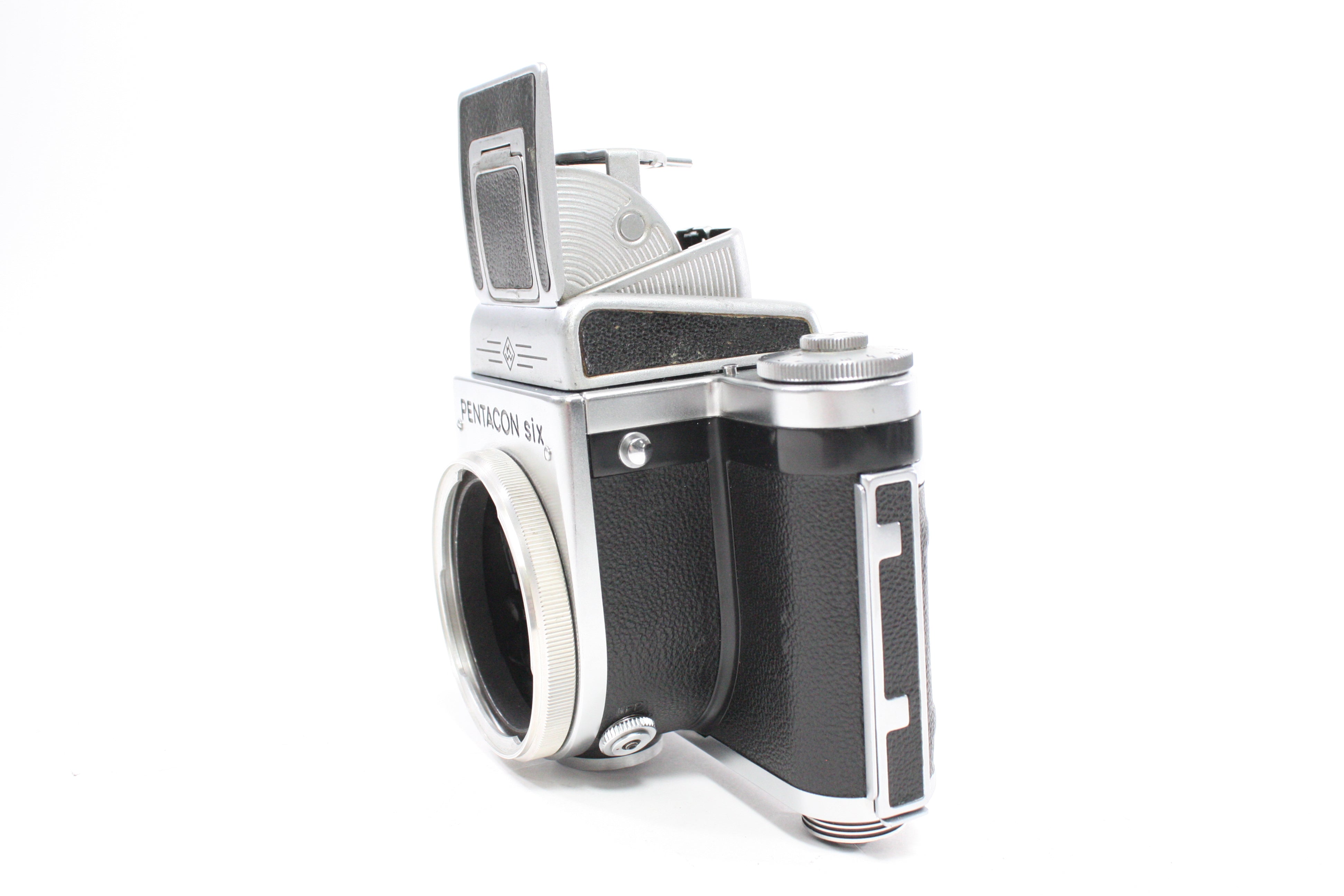 Pentacon Six Medium Format 6x6 SLR Camera with Waist Level Finder AS-IS