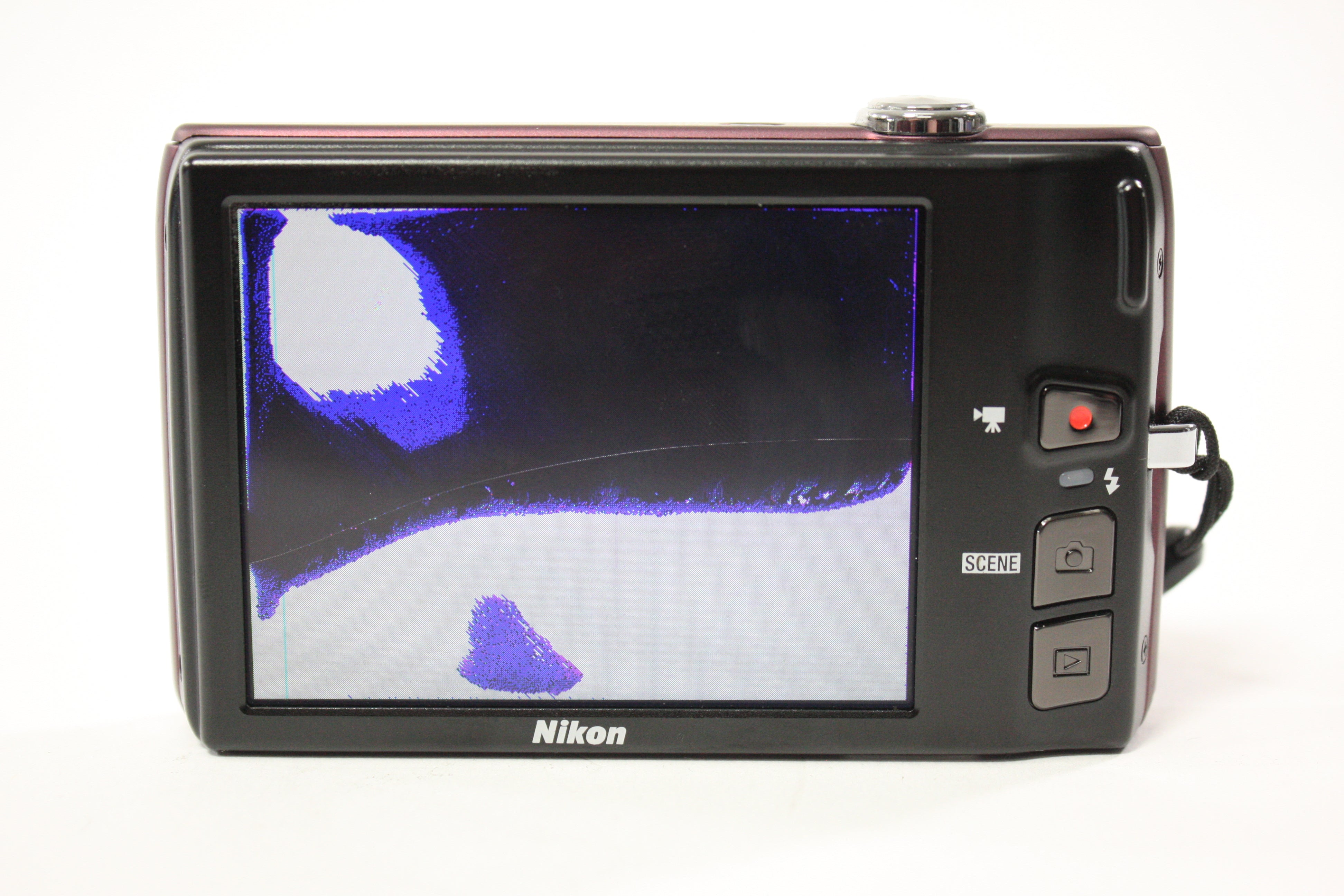 Nikon Coolpix S4100 Digital Point and Shoot Camera 5x Zoom 14mp, Plum (Parts Only)