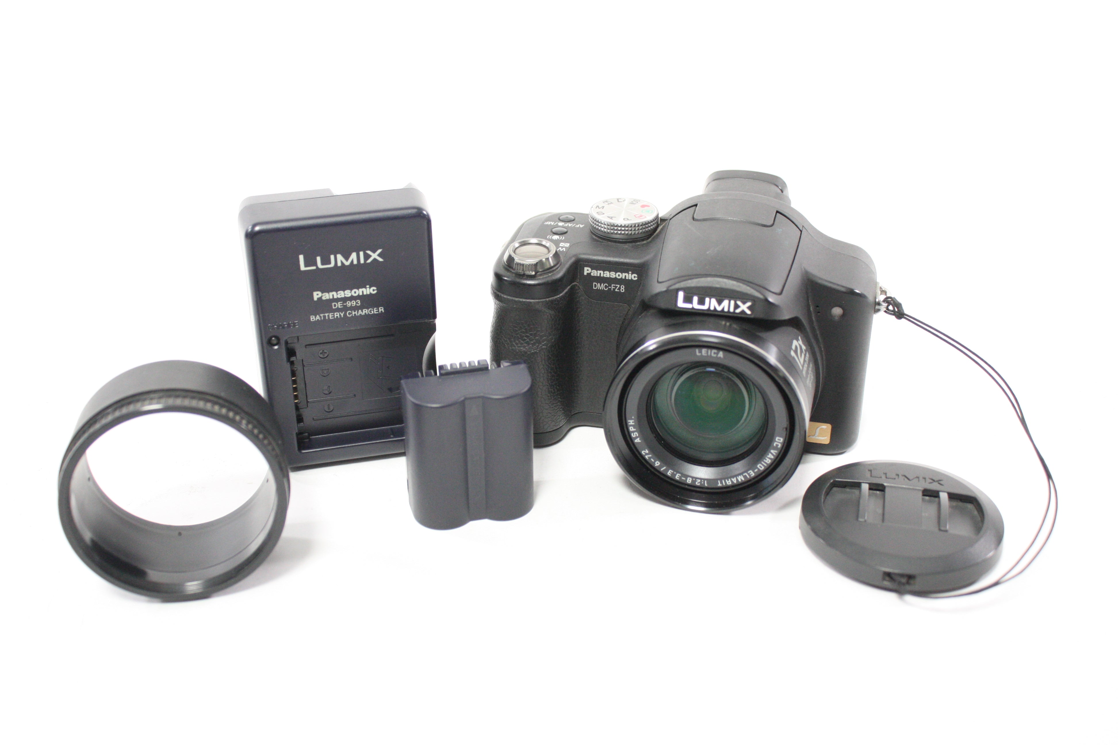 Panasonic Lumix DMC-FZ8 Digital Point and Shoot Camera 12x Zoom 7.2mp
