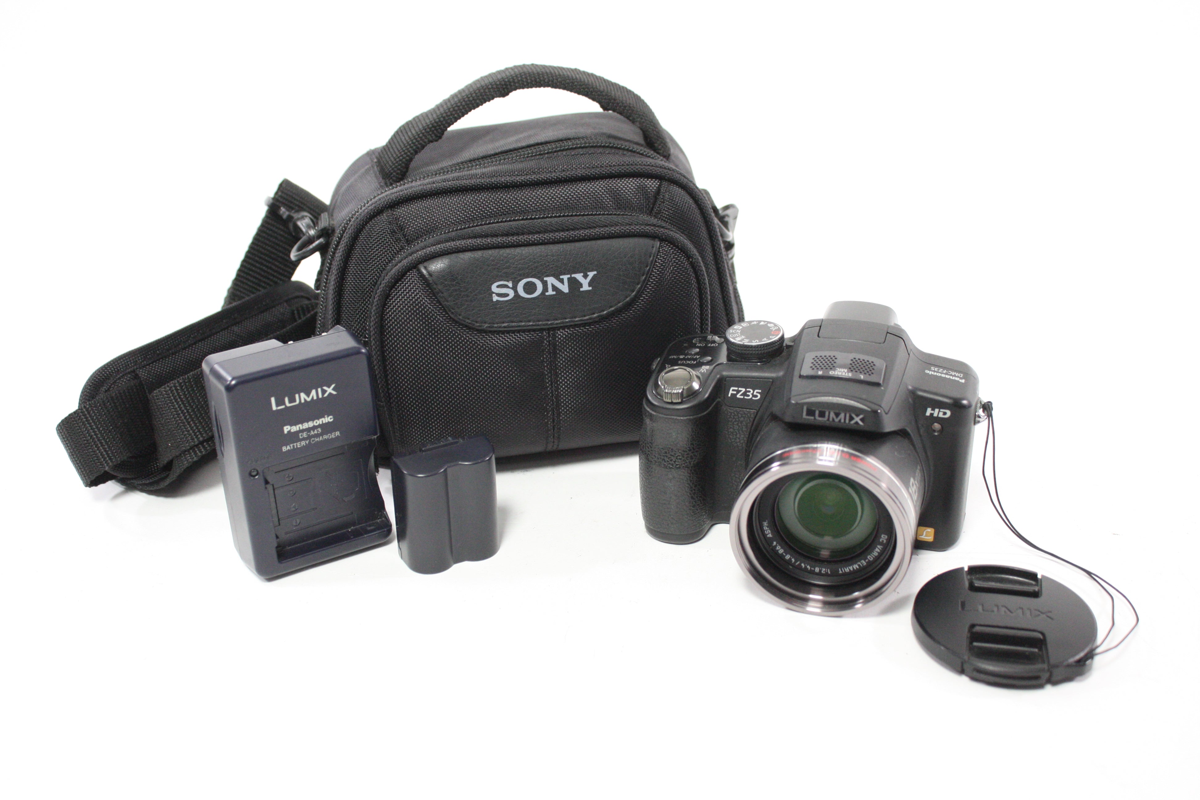 Panasonic Lumix DMC-FZ35 Digital Point and Shoot Camera 18x Zoom 12mp