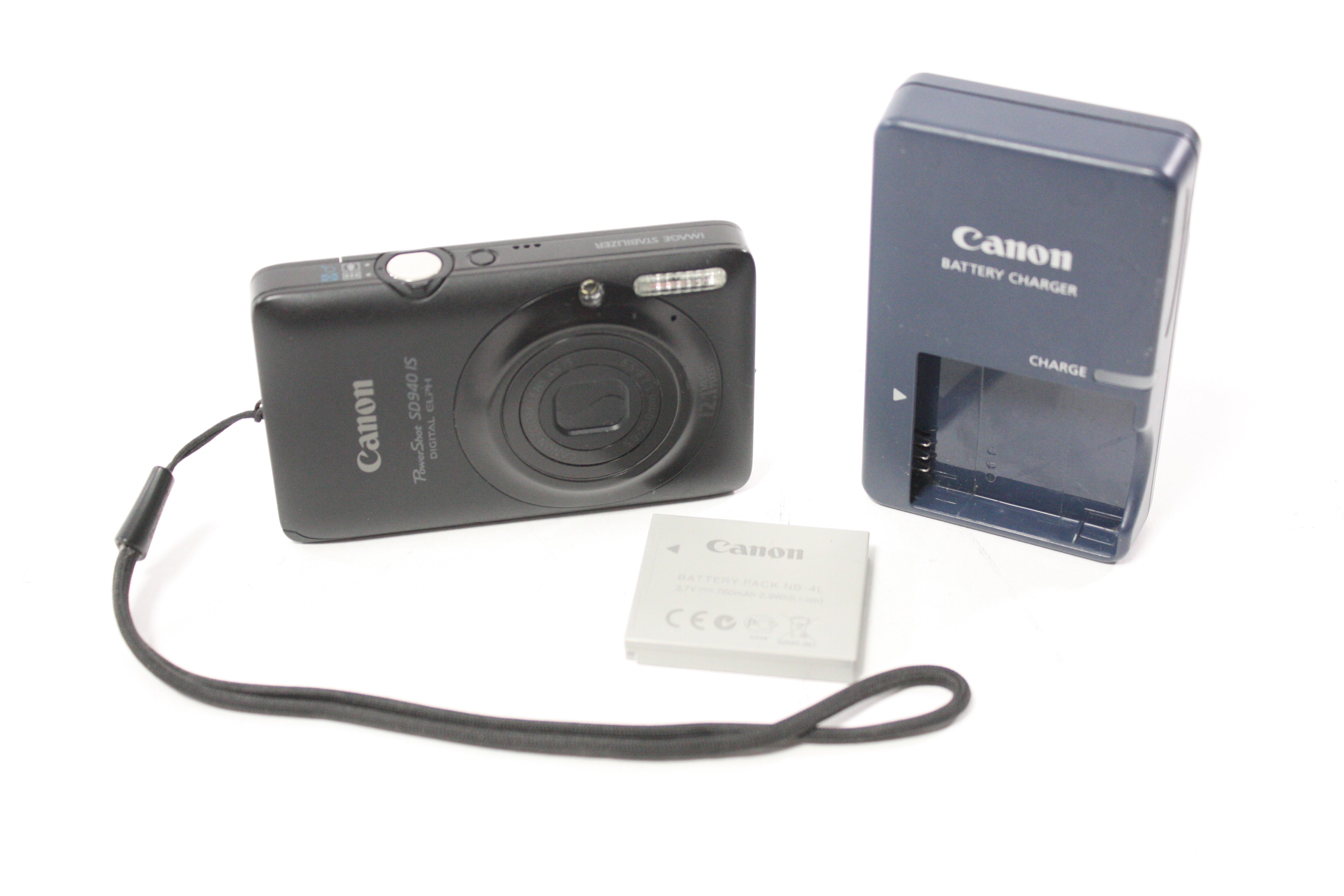 Canon PowerShot SD940 IS Digital Point and Shoot Camera 4x Zoom 12.1mp AS-IS