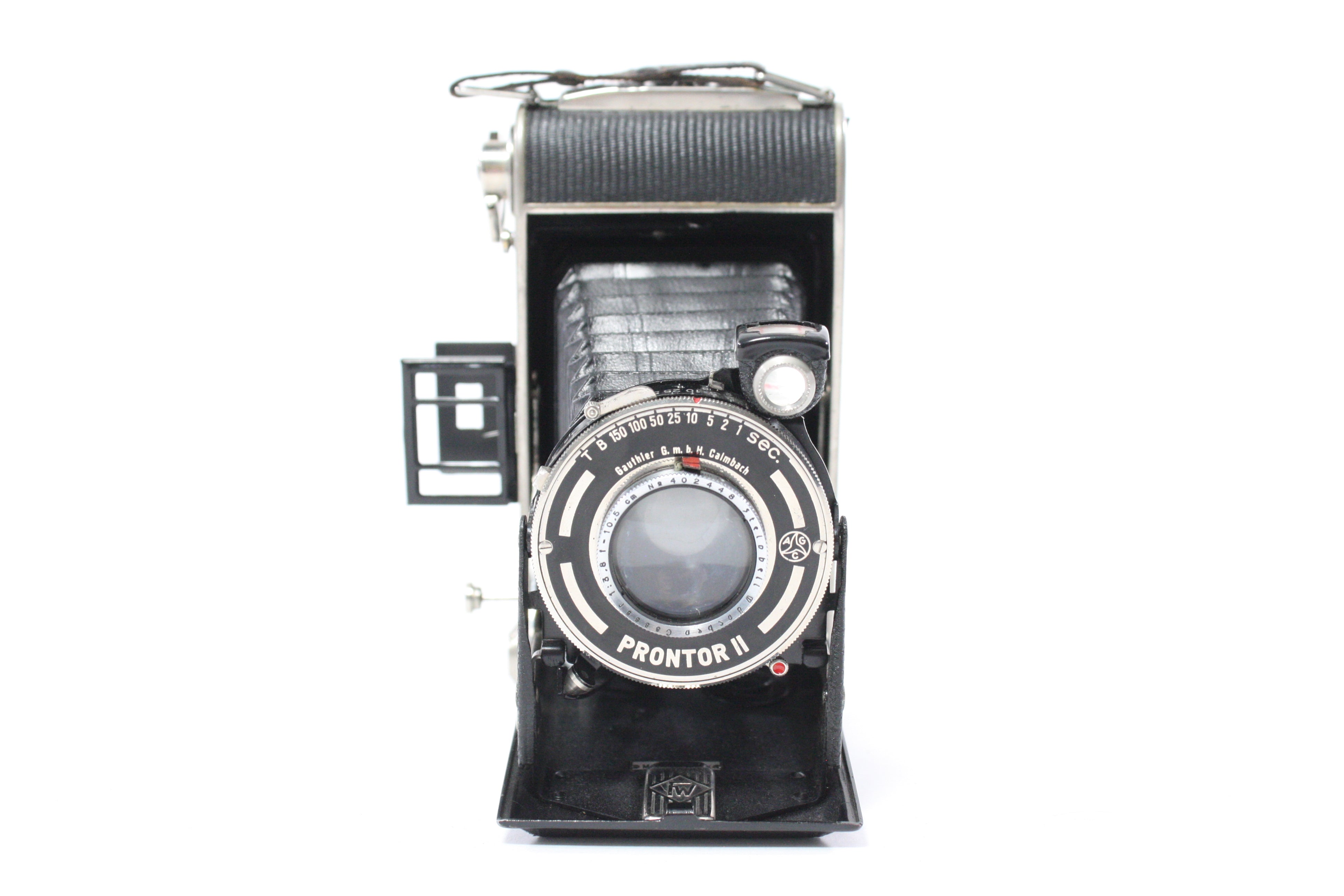 Franka Werke Rolfix Prontor II Folding Camera with Steinheil Munchen Cassar 10.5cm f/3.8 Lens (Please Read)