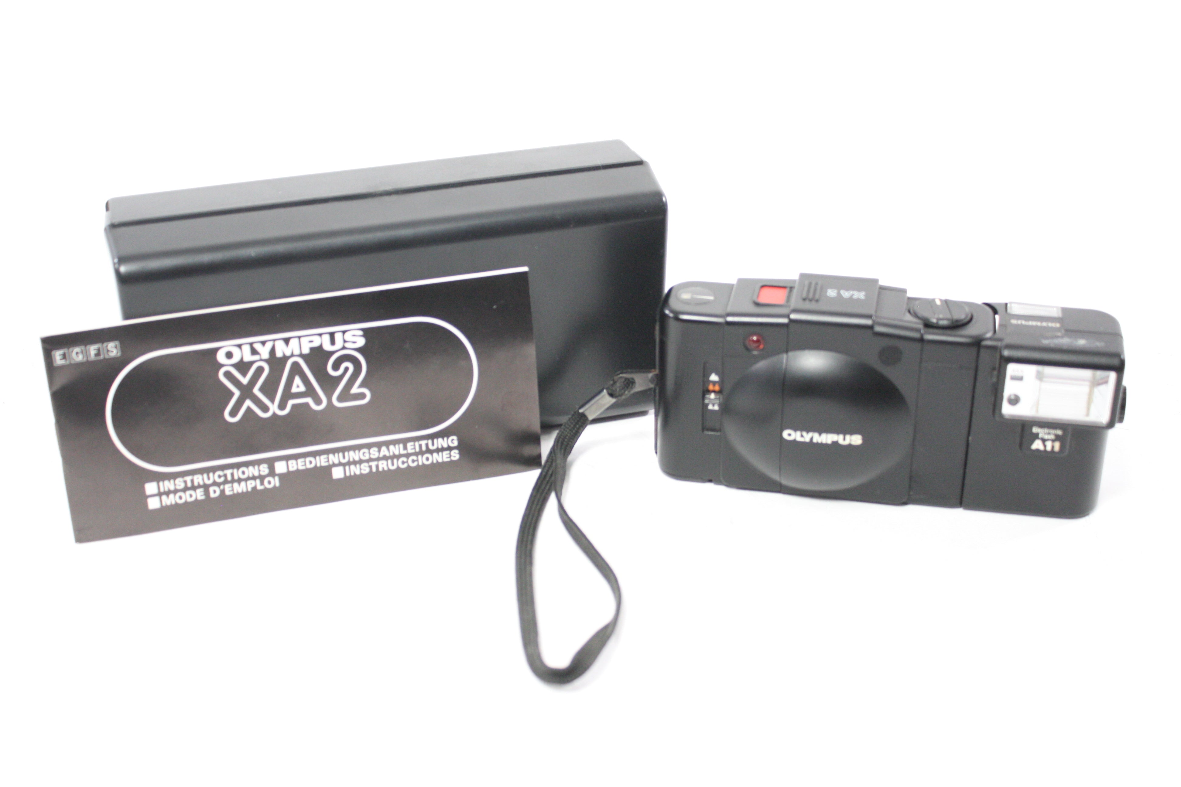 Olympus XA 2 35mm Point and Shoot Camera with A11 Flash