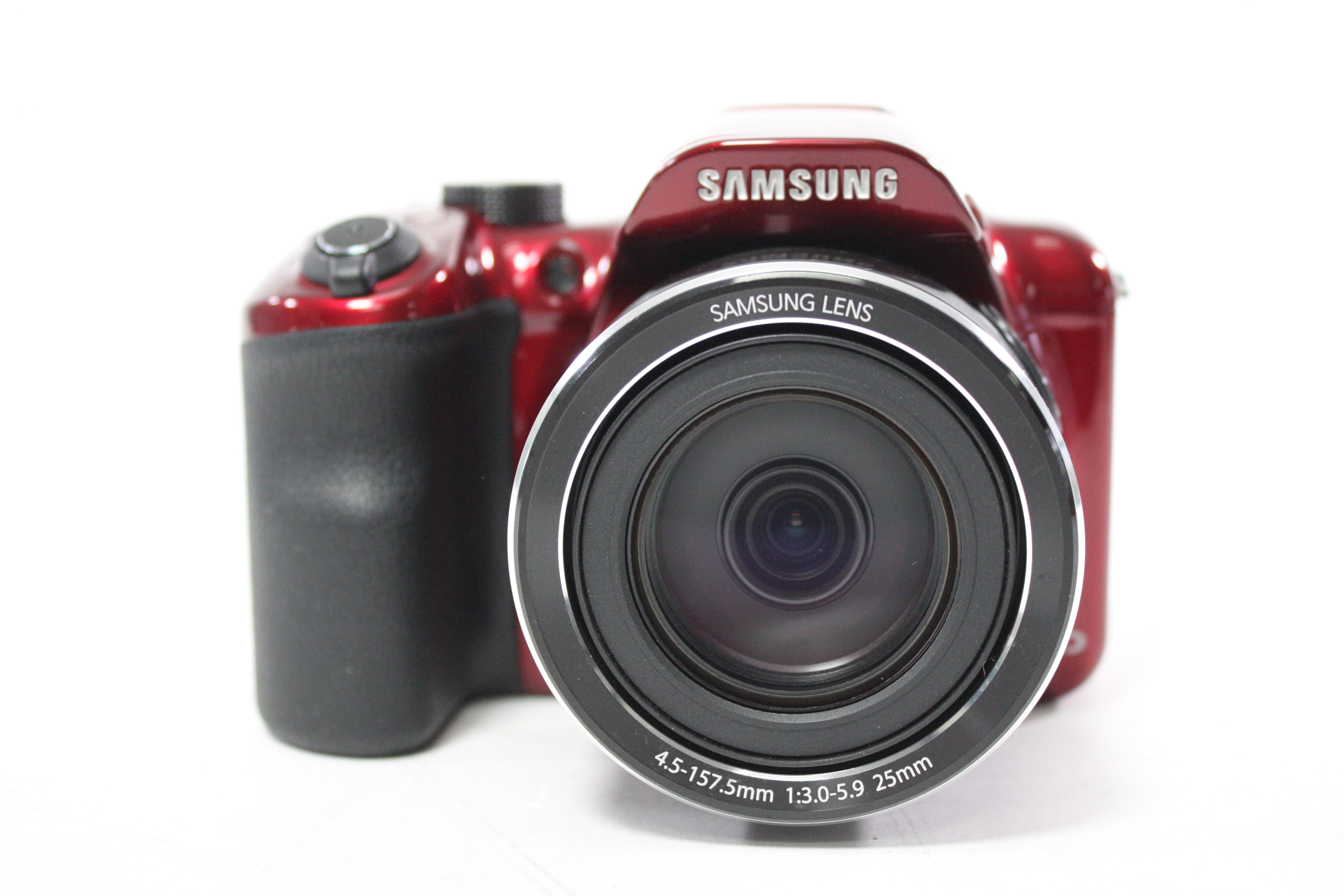 Samsung WB1100F Digital Point and Shoot Camera 35x Zoom 16.2mp (Red)