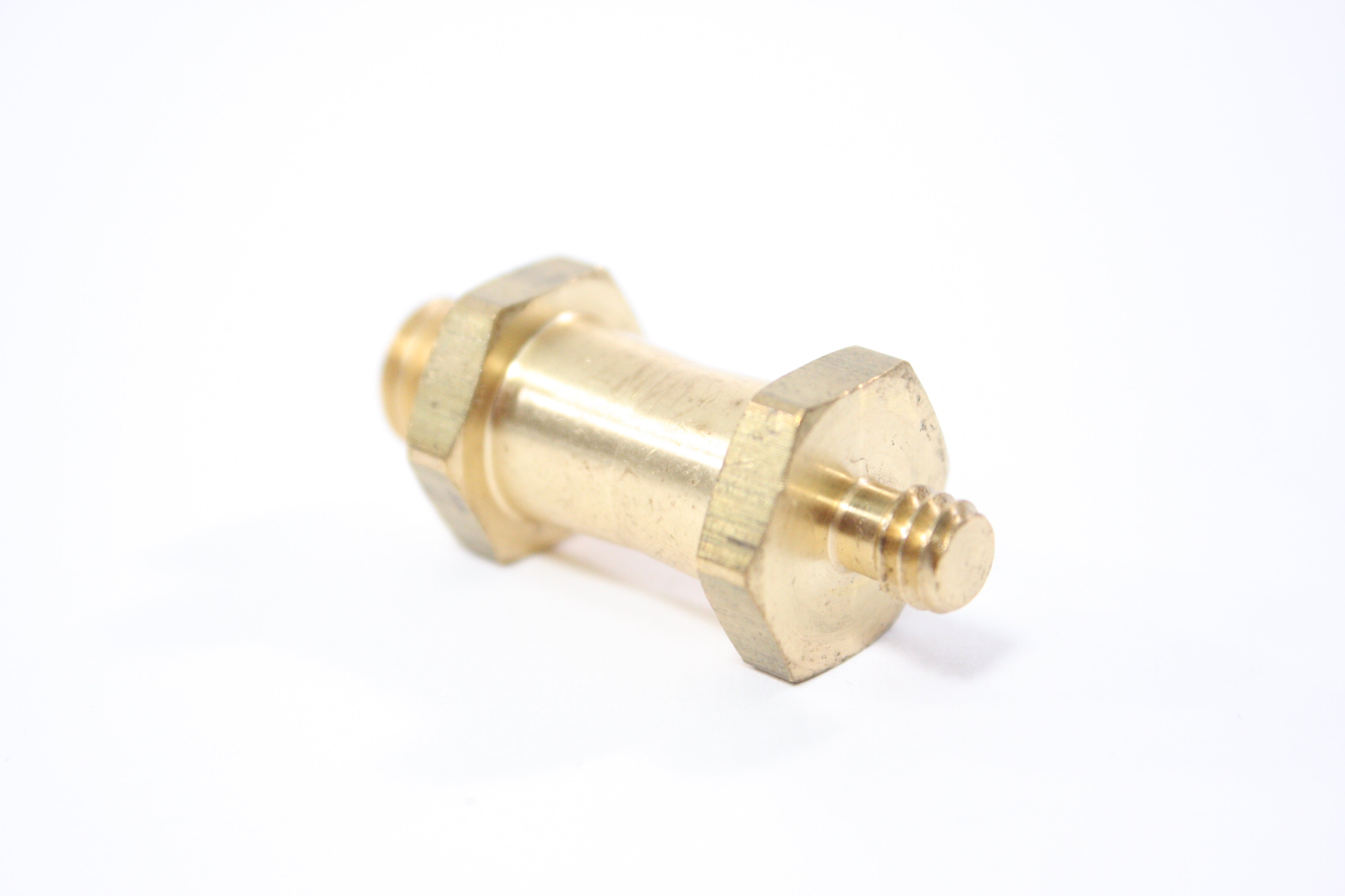 Male Spigot Mounting adapter 1/4-20 to 3/8" male thread