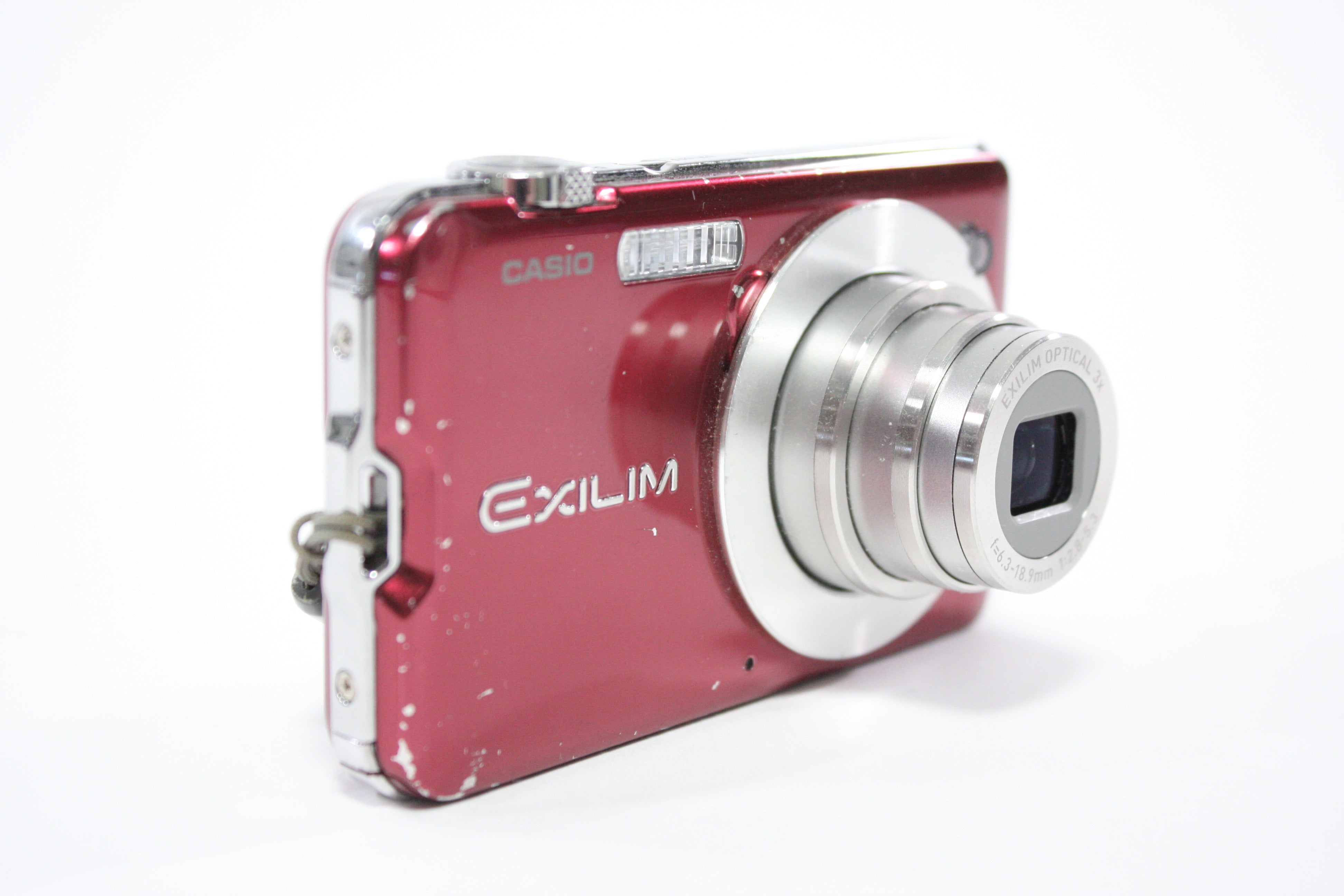 Casio Exilim EX-S10 Digital Point and Shoot Camera 3x Zoom 10.1 mp (Red)