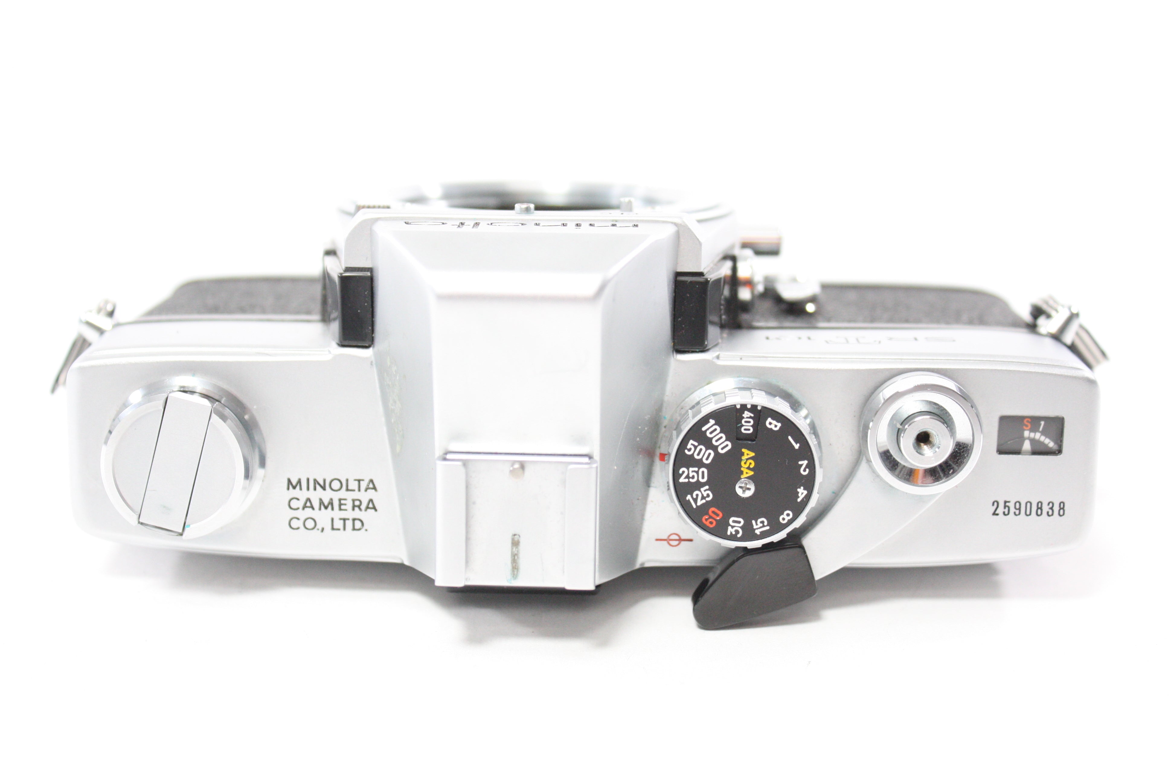 Minolta SRT 101 35mm SLR Camera with Minolta 55mm f/1.7 Rokkor-PF MC Lens for MD Mount