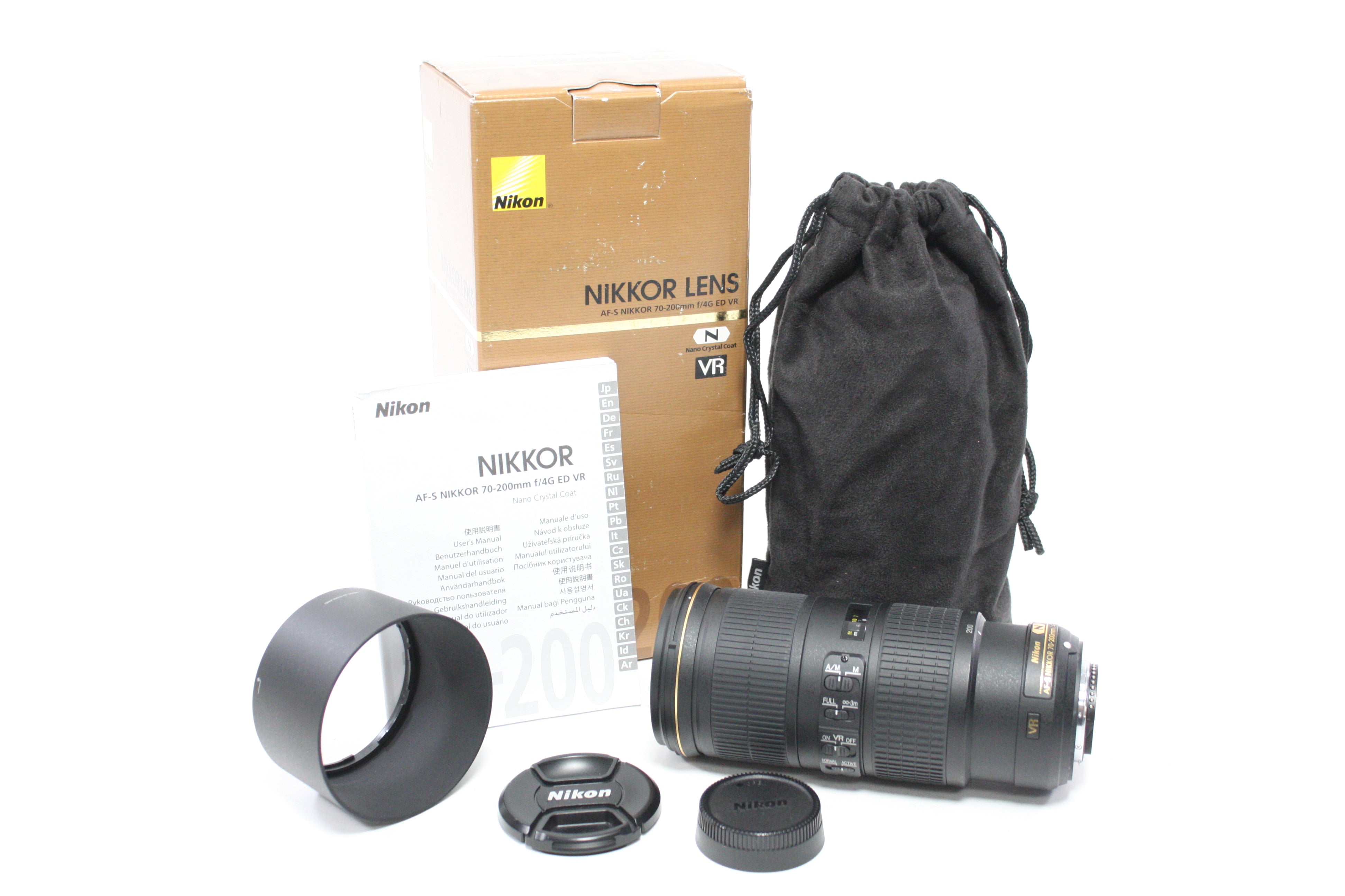 Nikon 70-200mm f/4 G ED VR Lens for Nikon F Mount