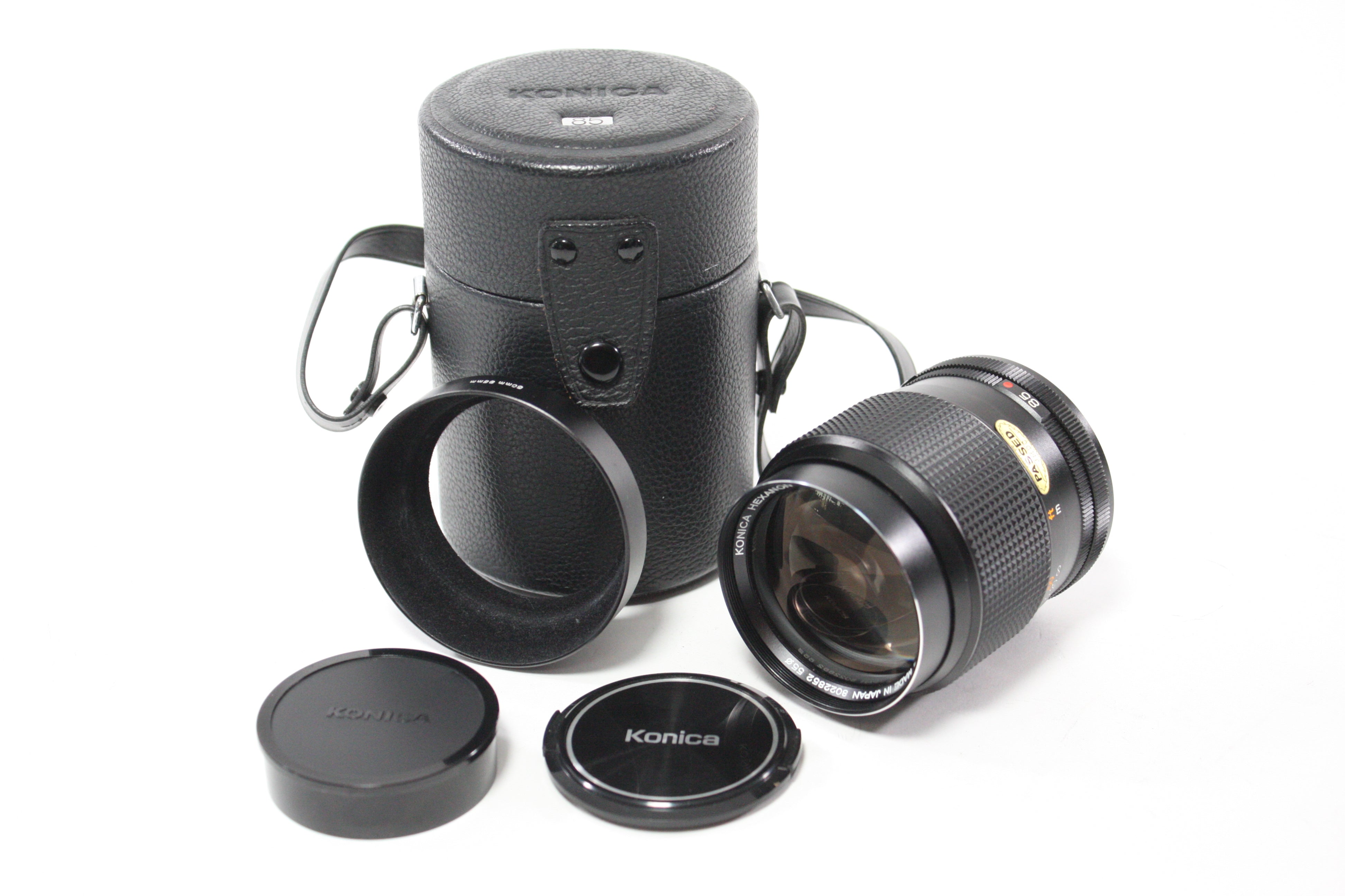 Konica 85mm f/1.8 AR Hexanon Lens for Konica AR Mount AS-IS