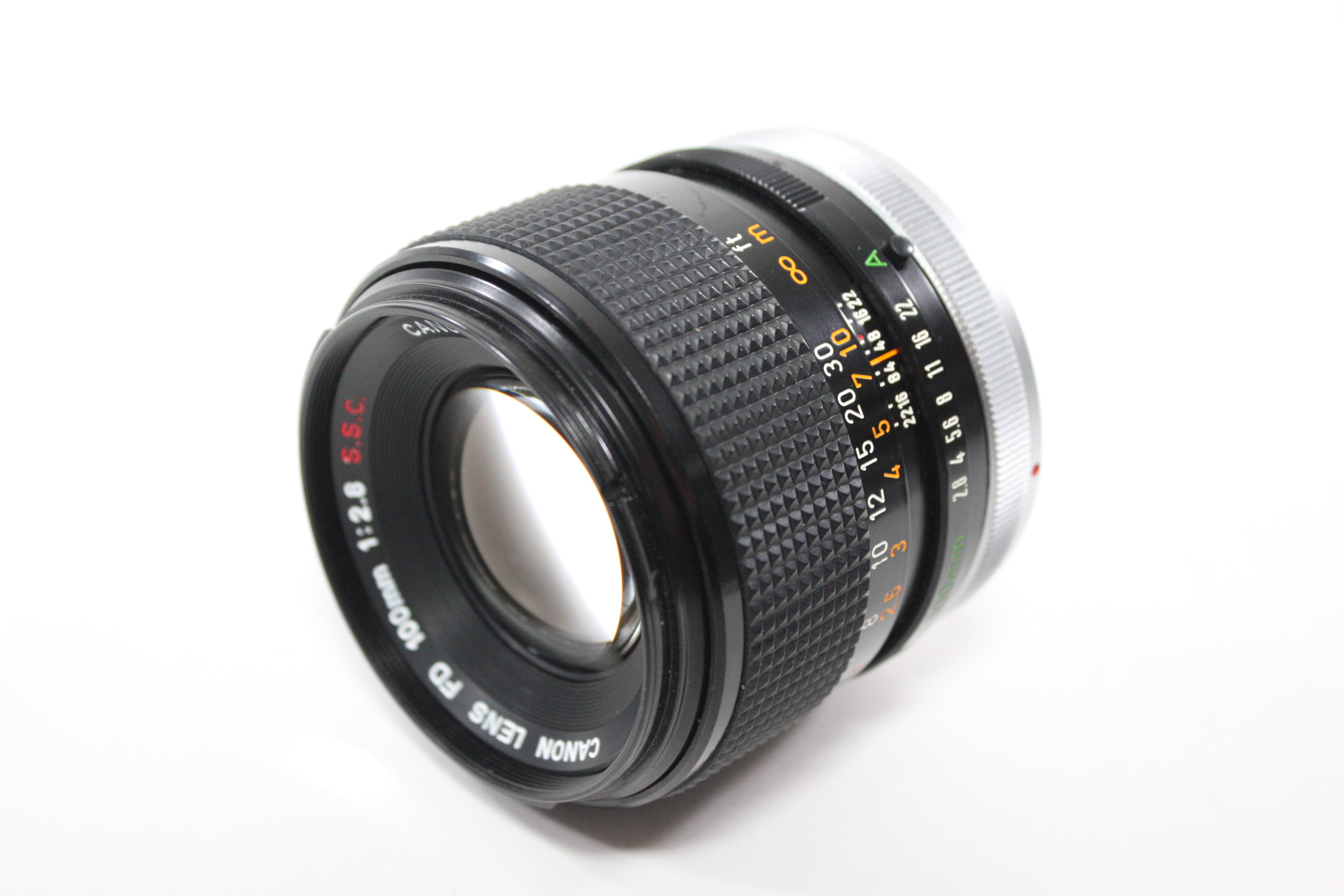 Canon 100mm f/2.8 SSC Lens for FD Mount AS-IS