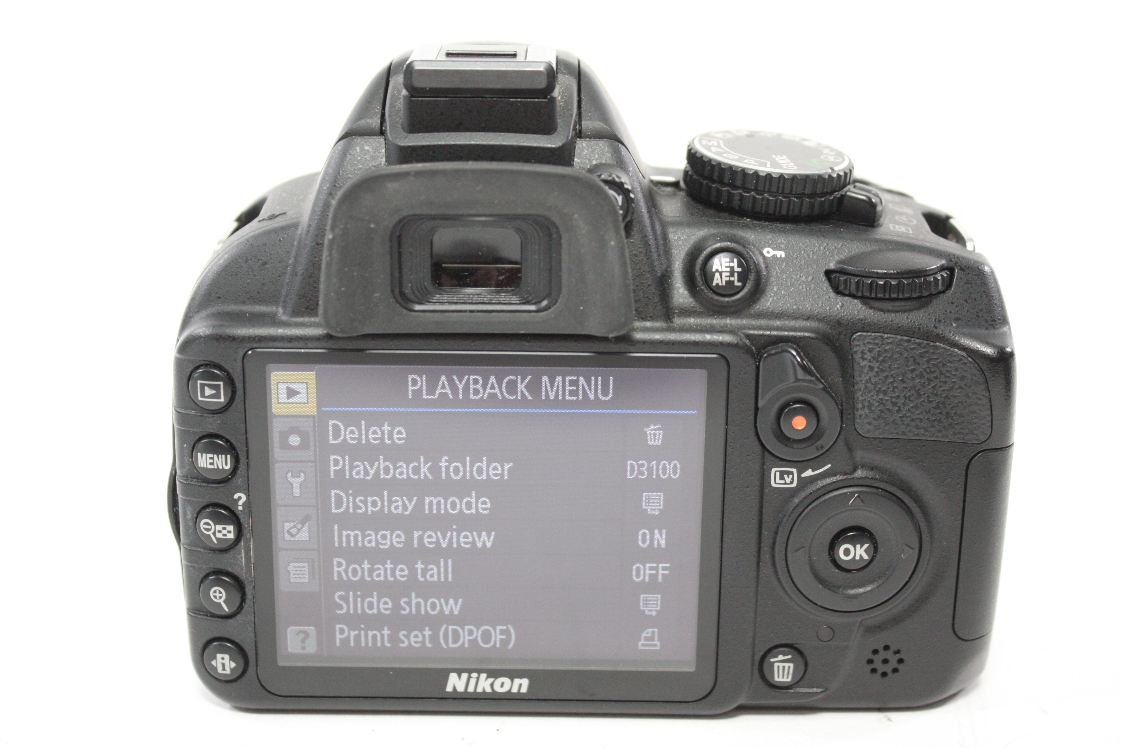 Nikon D3100 DSLR with Nikon 18-55mm f/3.5-5.6 G DX VR Lens with Shutter Count 5,115