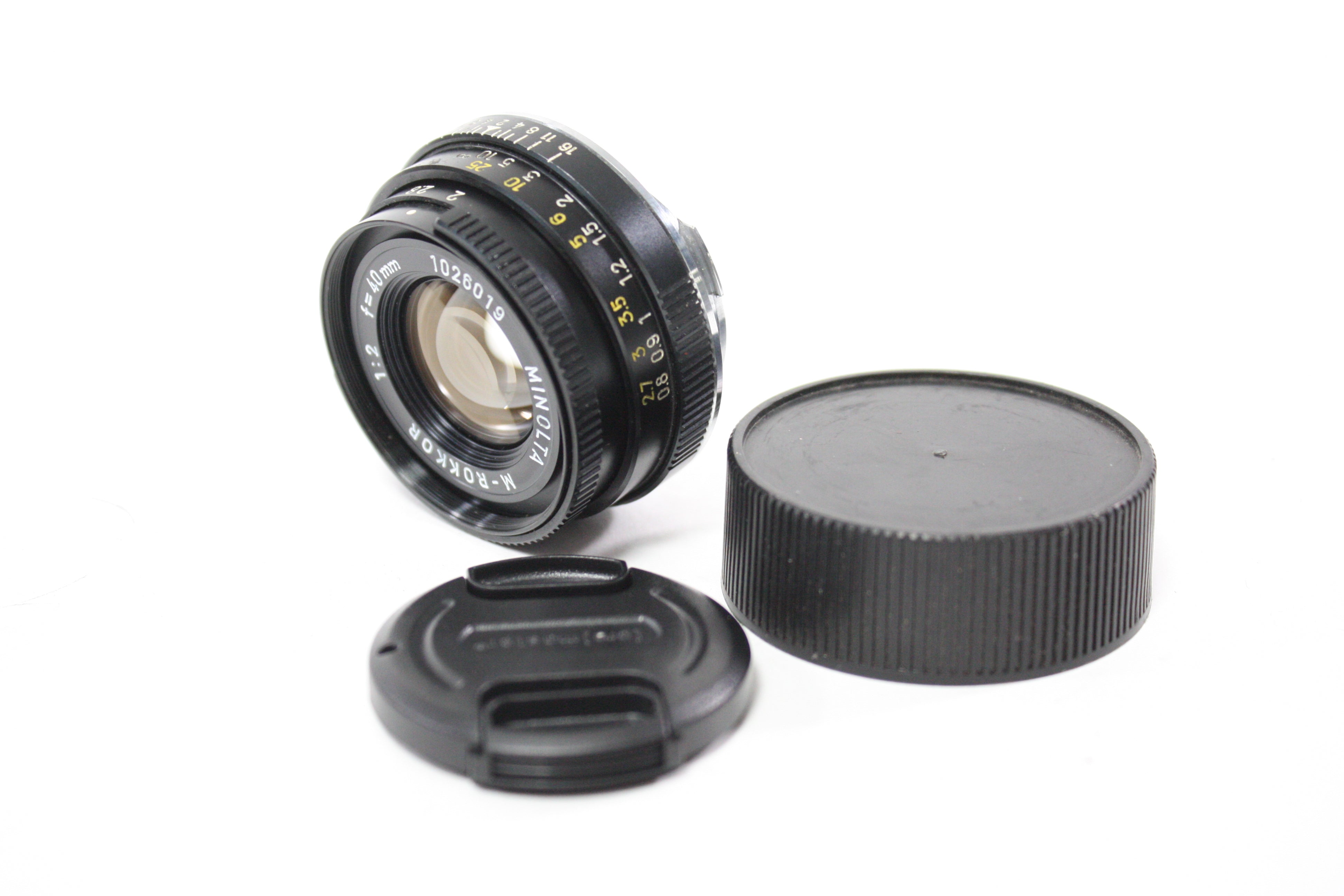 Minolta 40mm f/2 M-Rokkor Lens for Leica M Mount