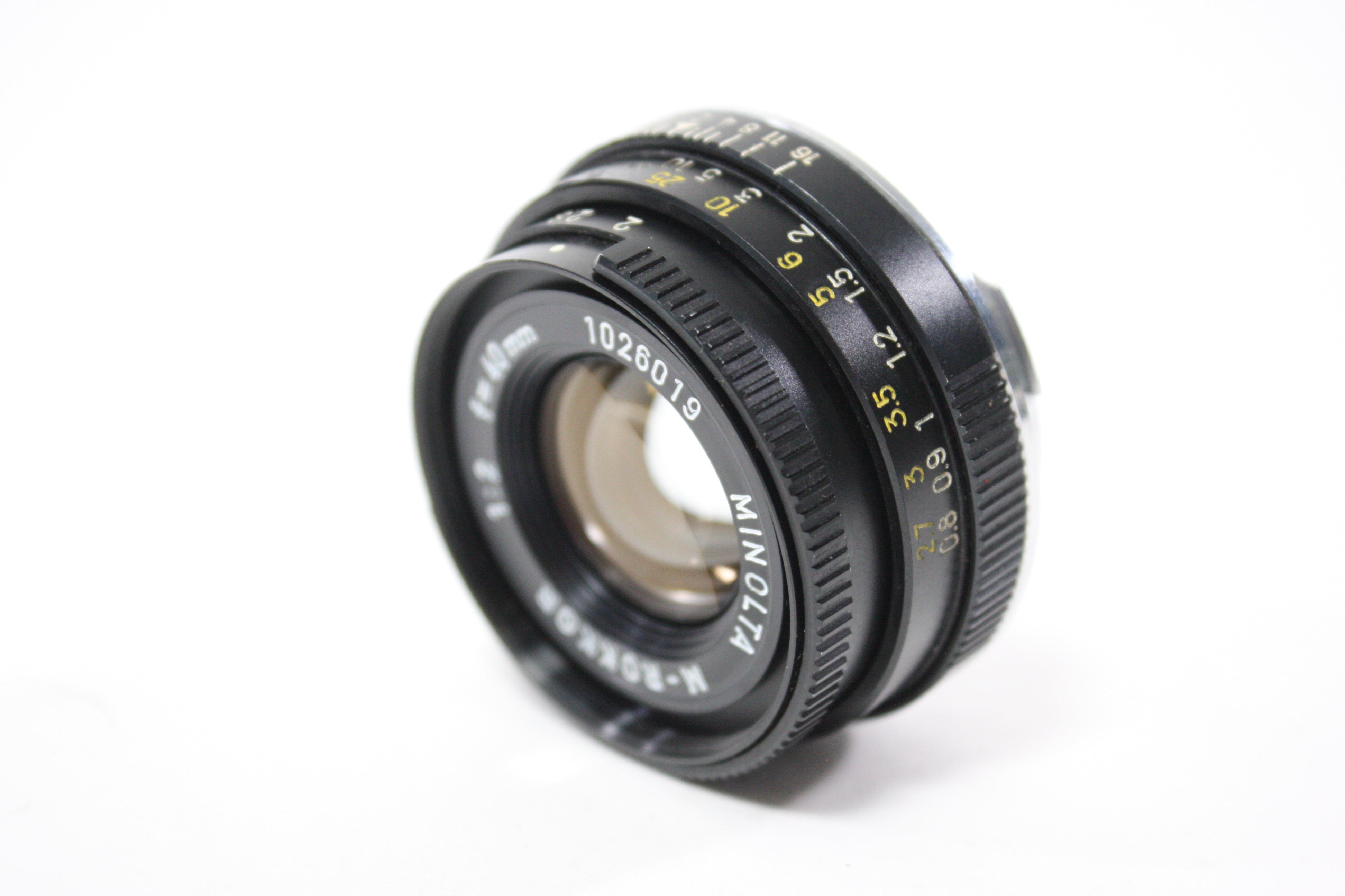 Minolta 40mm f/2 M-Rokkor Lens for Leica M Mount