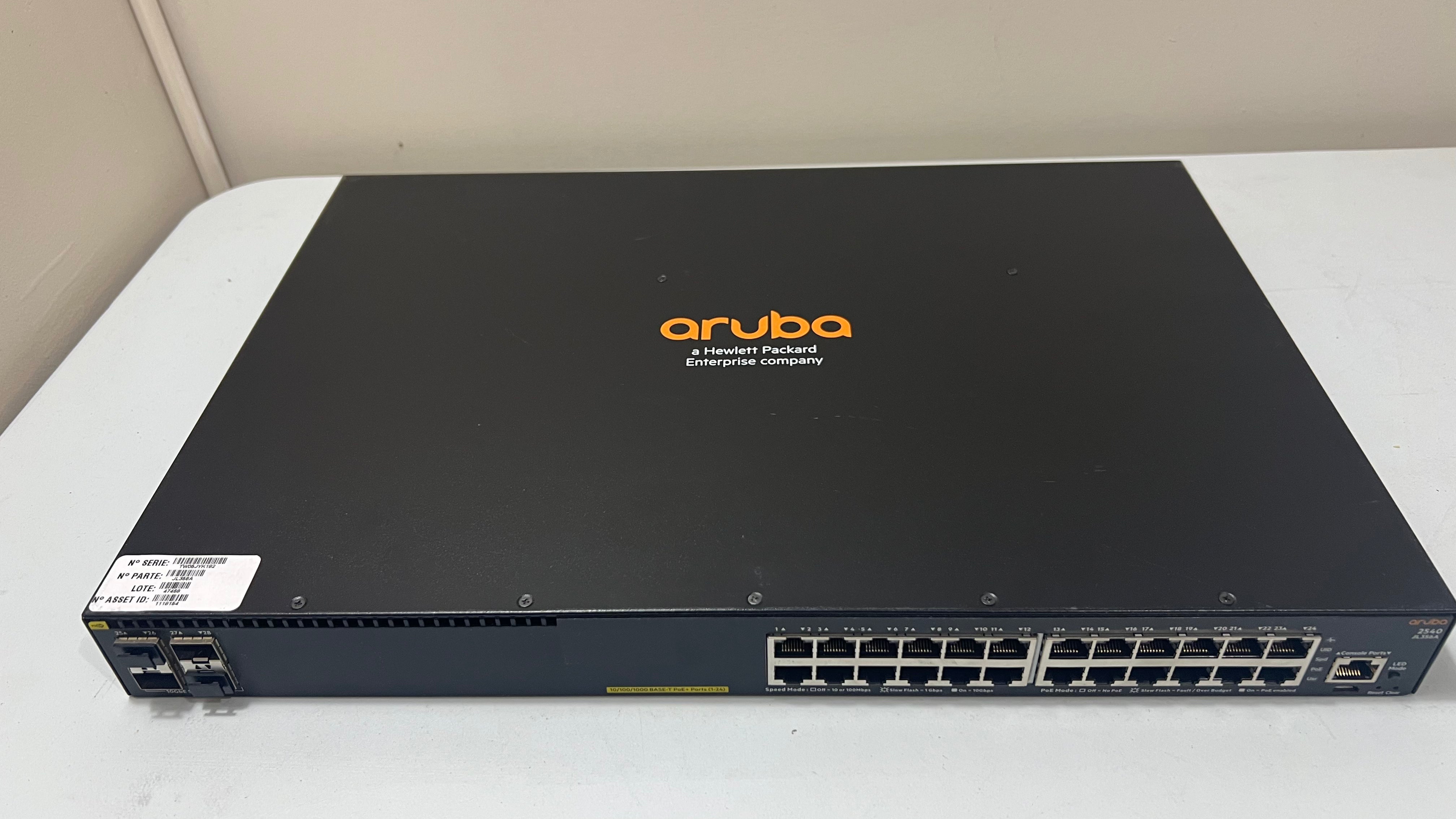 Aruba JL356A - 2540 24G Switch Side View | Alo Tech Solutions
