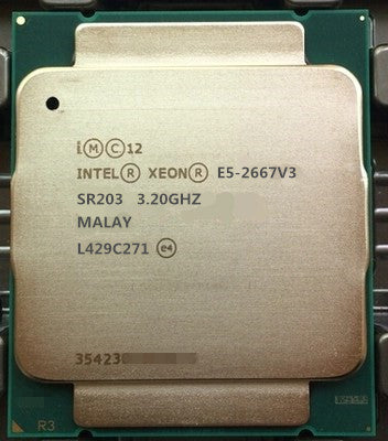 Intel Xeon E5-2667v3 Eight-Core 3.2GHz 9.6GT/s 20MB Socket LGA 2011-v3 (SR203) Server Processor.