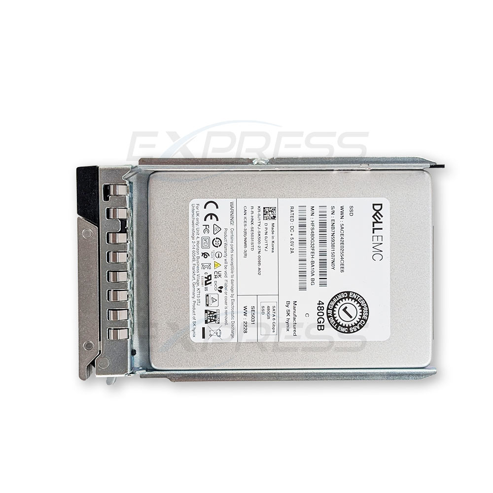 Dell 2.5" 480GB SATA 6Gbps MU 512n 3 DWPD SSD | J1TYJ