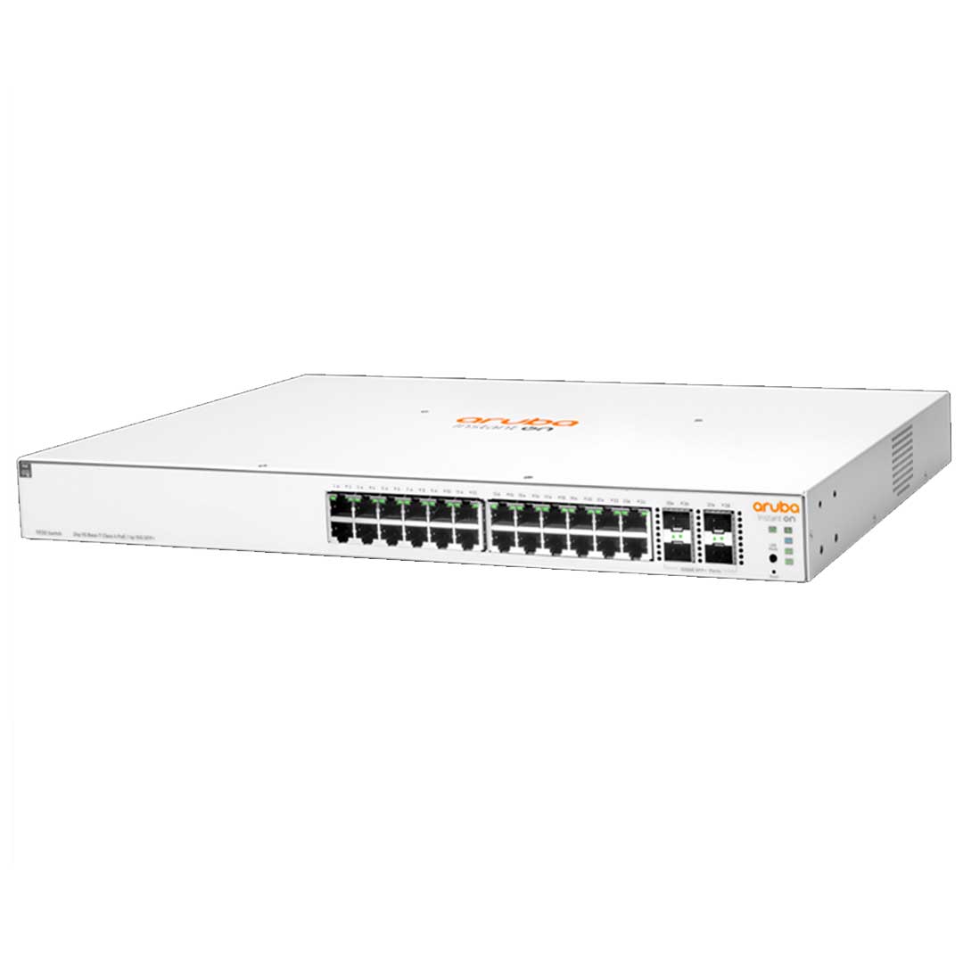 HPE Aruba Instant On 1930 24G Class4 PoE 4SFP/SFP+ 195W Switch | JL683B