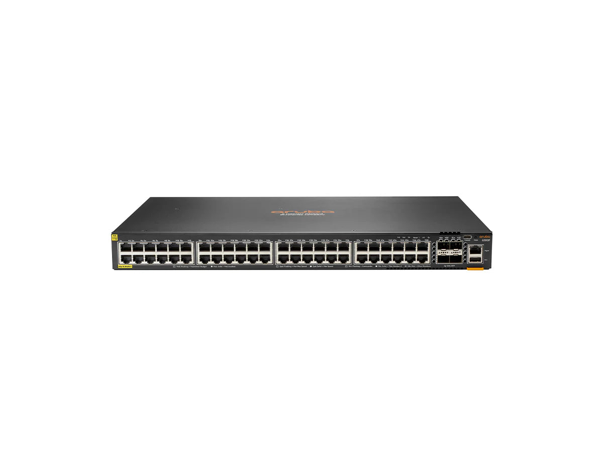 HPE Aruba Networking JL727B CX 6200F 48G Class‑4 PoE 4SFP+ 370W Switch