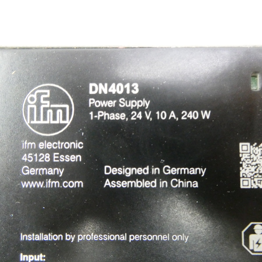 IFM EFECTOR DN4013 100-120/200-240VAC NSNP