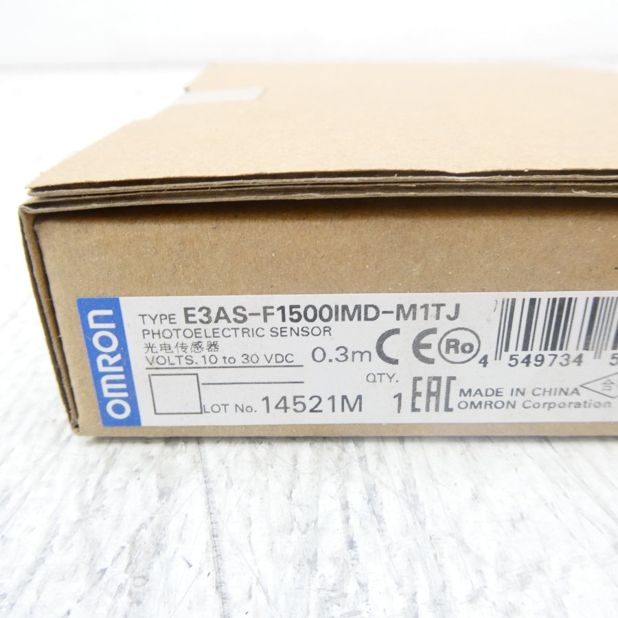 OMRON E3AS-F1500IMD-M1TJ 10-30VDC NSFS
