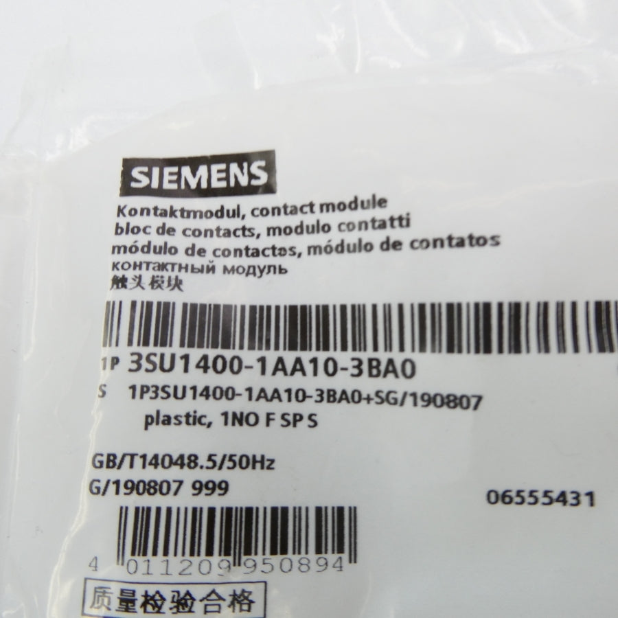 SIEMENS 3SU1400-1AA10-3BA0 NSMP