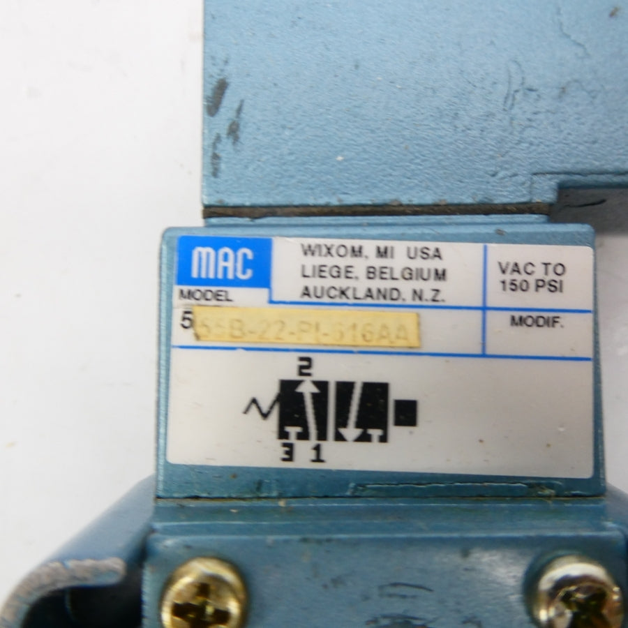 MAC 55B-22-PI-616AA 150PSI NSMP