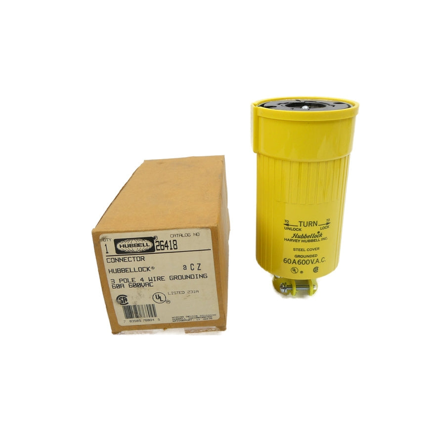 HUBBELL 26418 600VAC 60A NSMP
