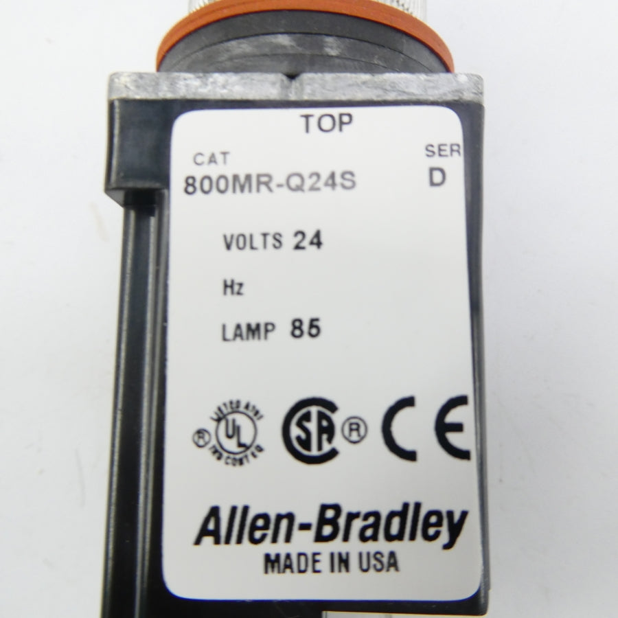 ALLEN BRADLEY 800MR-Q24BS SER. D 24VDC (WH) NSMP