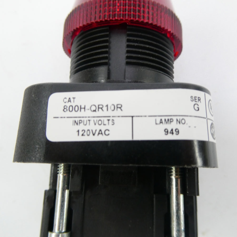 ALLEN BRADLEY 800H-QR10R SER. G 120VAC (WH) NSMP