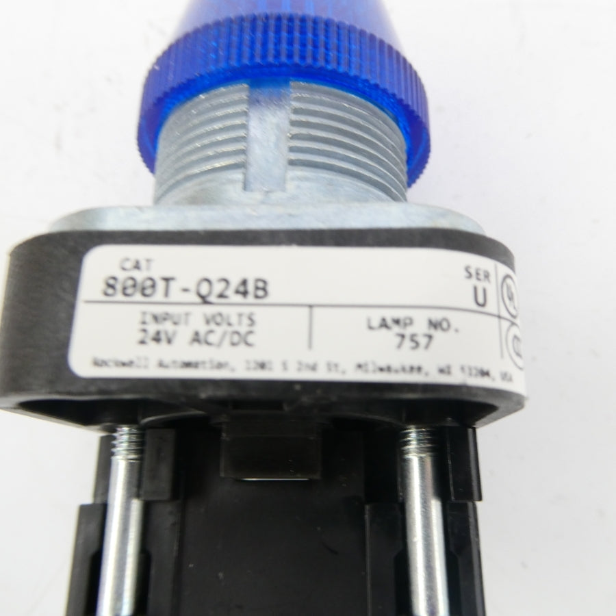 ALLEN BRADLEY 800T-Q24B SER. U 24VAC/DC (WH) NSMP