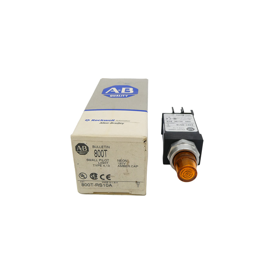 ALLEN BRADLEY 800T-RS10A SER. T 120VAC/DC (GY/BL) NSMP