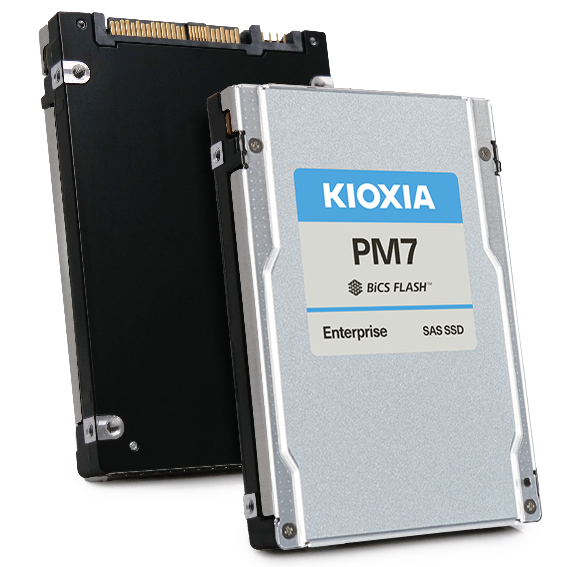 Kioxia PM7-R KPM7XRUG15T3 15.36TB 1 DWPD SAS-4 25Gb/s Read Intensive TLC 2.5in Enterprise Solid State Drive