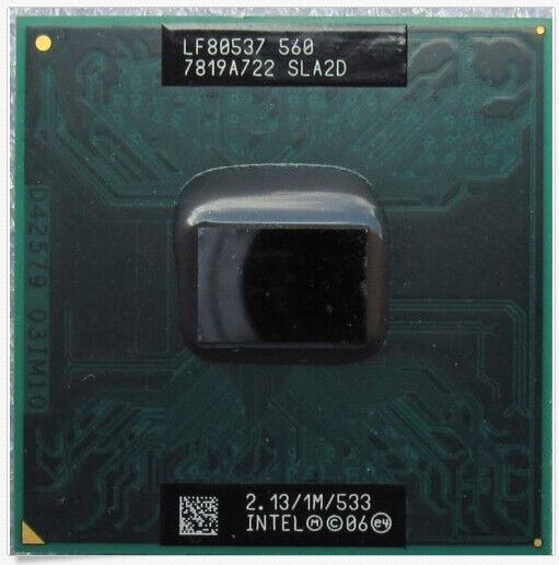 Intel Celeron M560 2.13 GHz 533 MHz FSB 1M Cache Socket PPGA478 (SLA2D) Mobile Processor - LF80537NE0461M