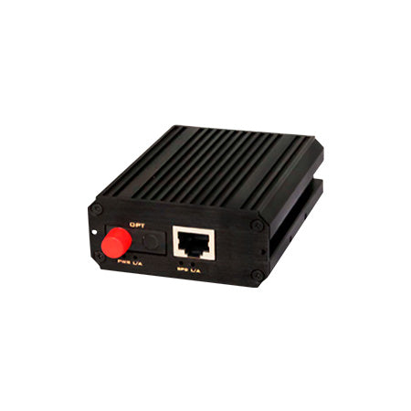 MCLS1-M2N-WCN-B KBC Networks Industrial Single Channel 10/100M PoE Ethernet Multimode 2 Fiber Wall Mounted SC Connector Media Converter