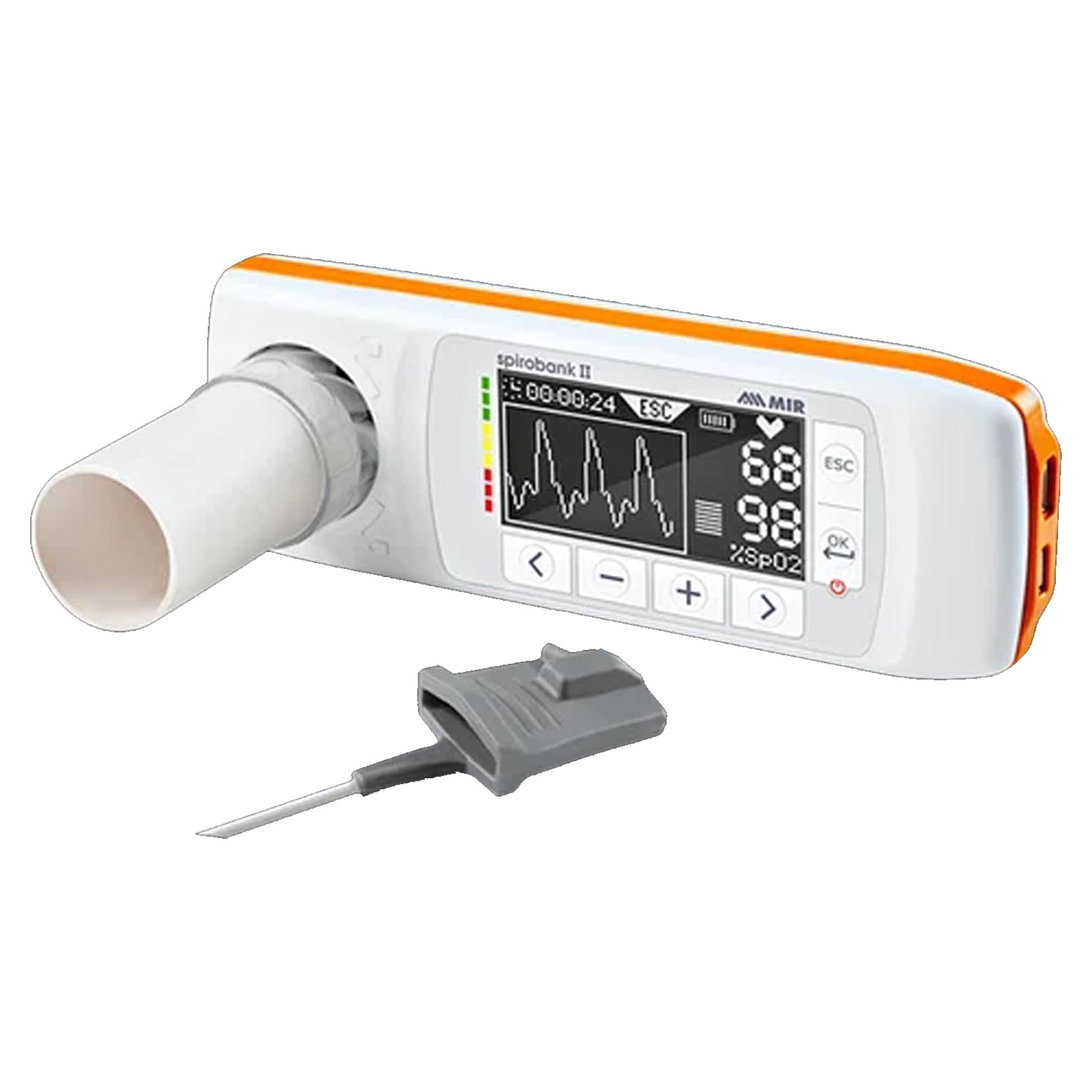 Spirobank II Handheld Spirometer, Smart BLE w/ Bluetooth & Oximetry
