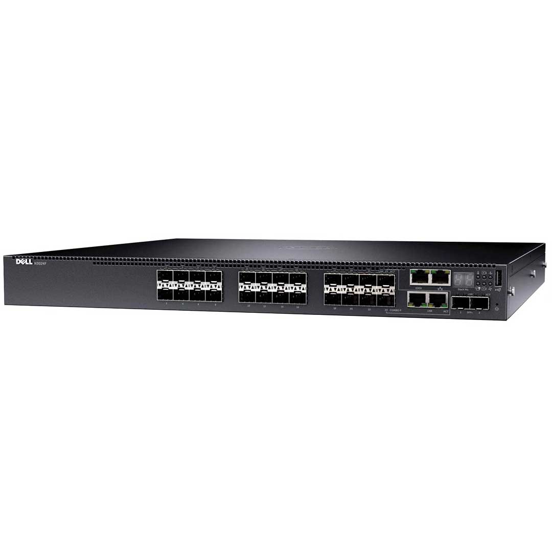 Dell 1GbE 24 Ports 2x SFP+ Switch | N3024
