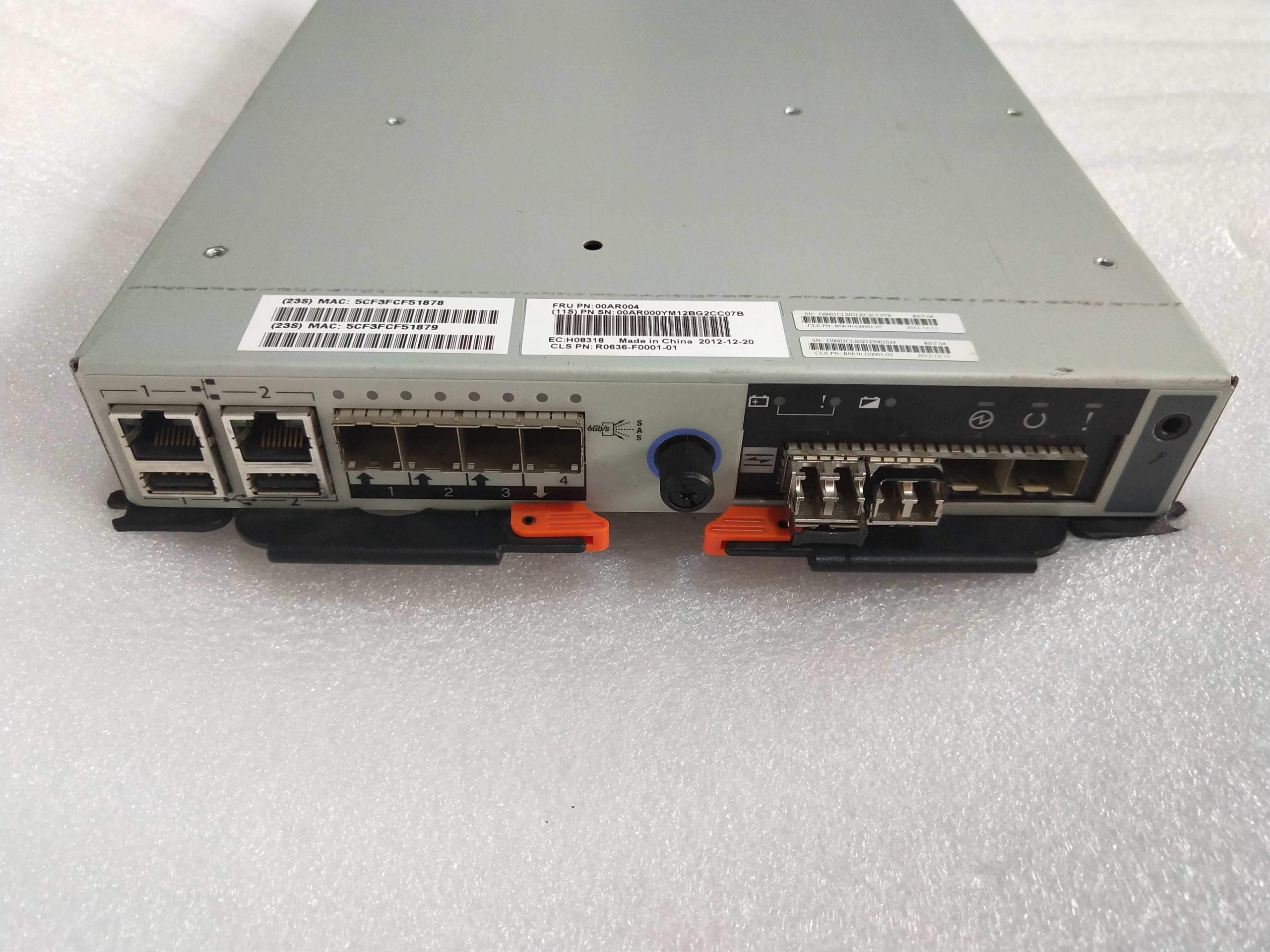 00AR104 IBM Storwize Node Canister for V3700 controller 00RY382